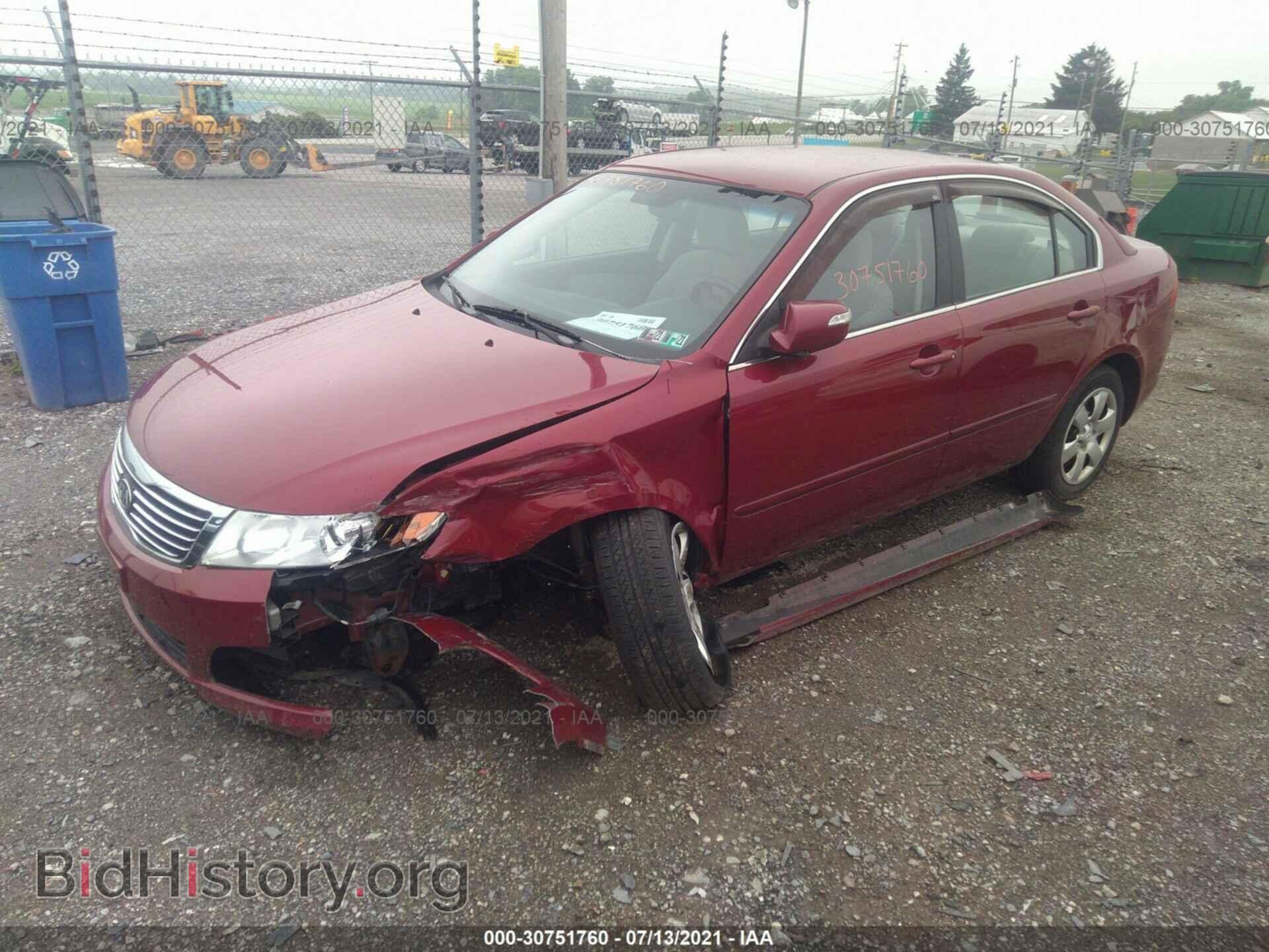 2009 KIA OPTIMA - VIN: KNAGE228295299051 - Фото 2