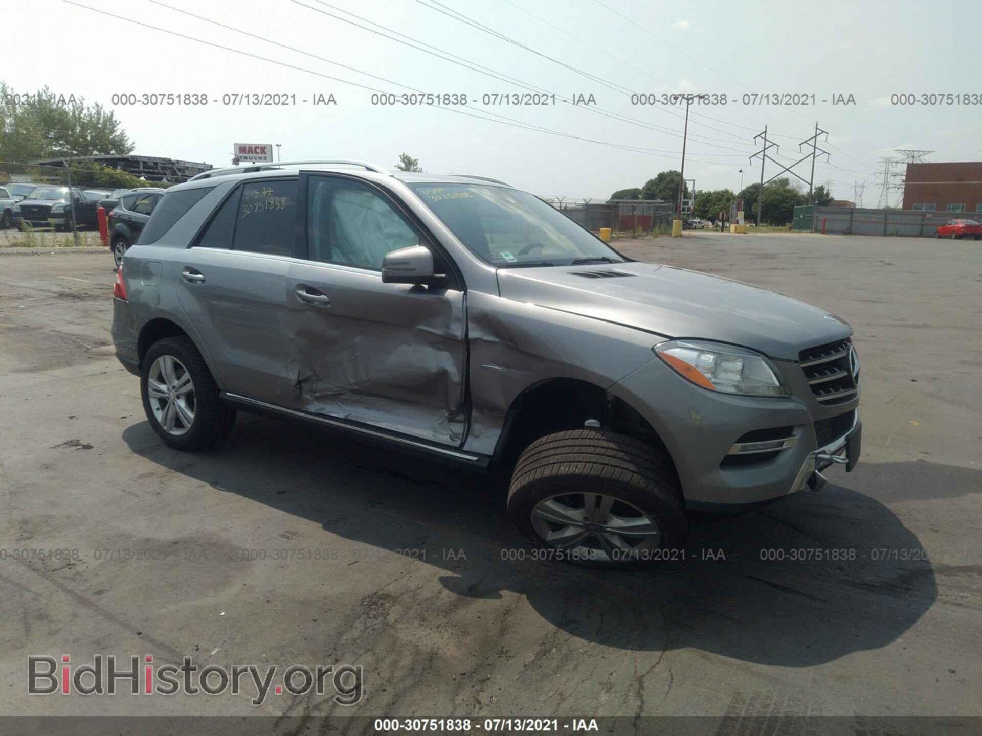 Photo 4JGDA5HB9CA032666 - MERCEDES-BENZ M-CLASS 2012