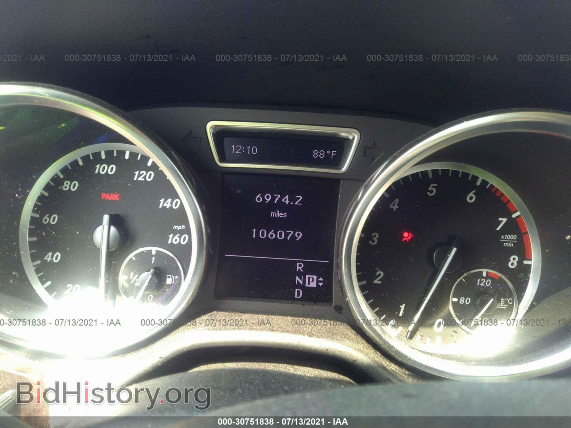 2012 MERCEDES-BENZ M-CLASS - VIN: 4JGDA5HB9CA032666 - Фото 7