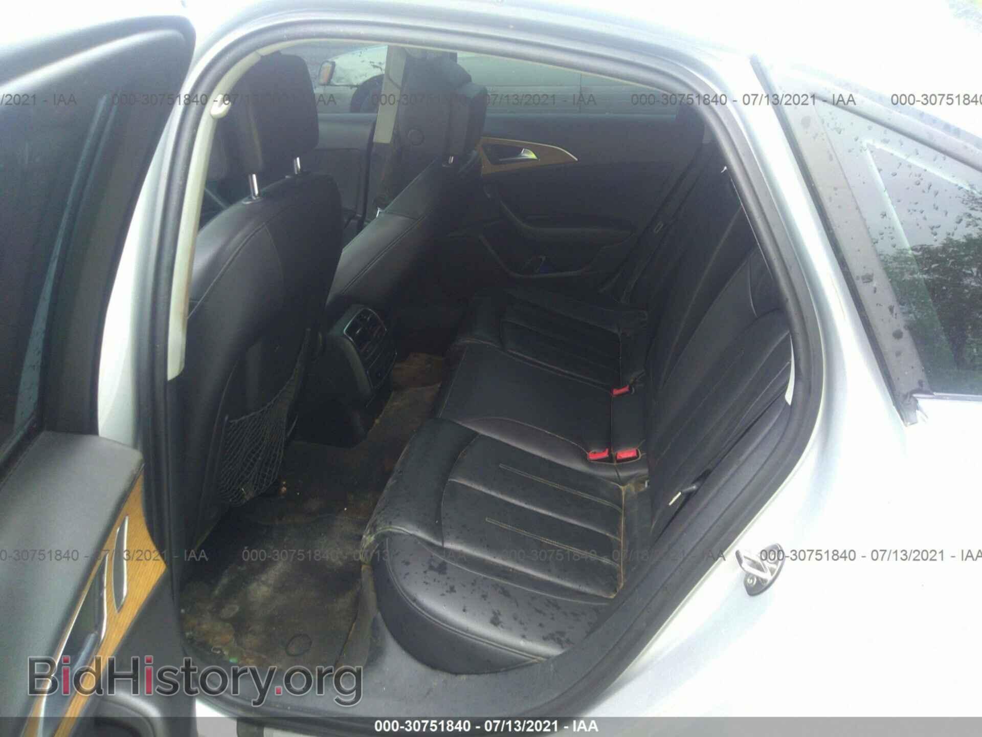 2012 AUDI A6 - VIN: WAUCFAFC4CN081303 - Фото 8