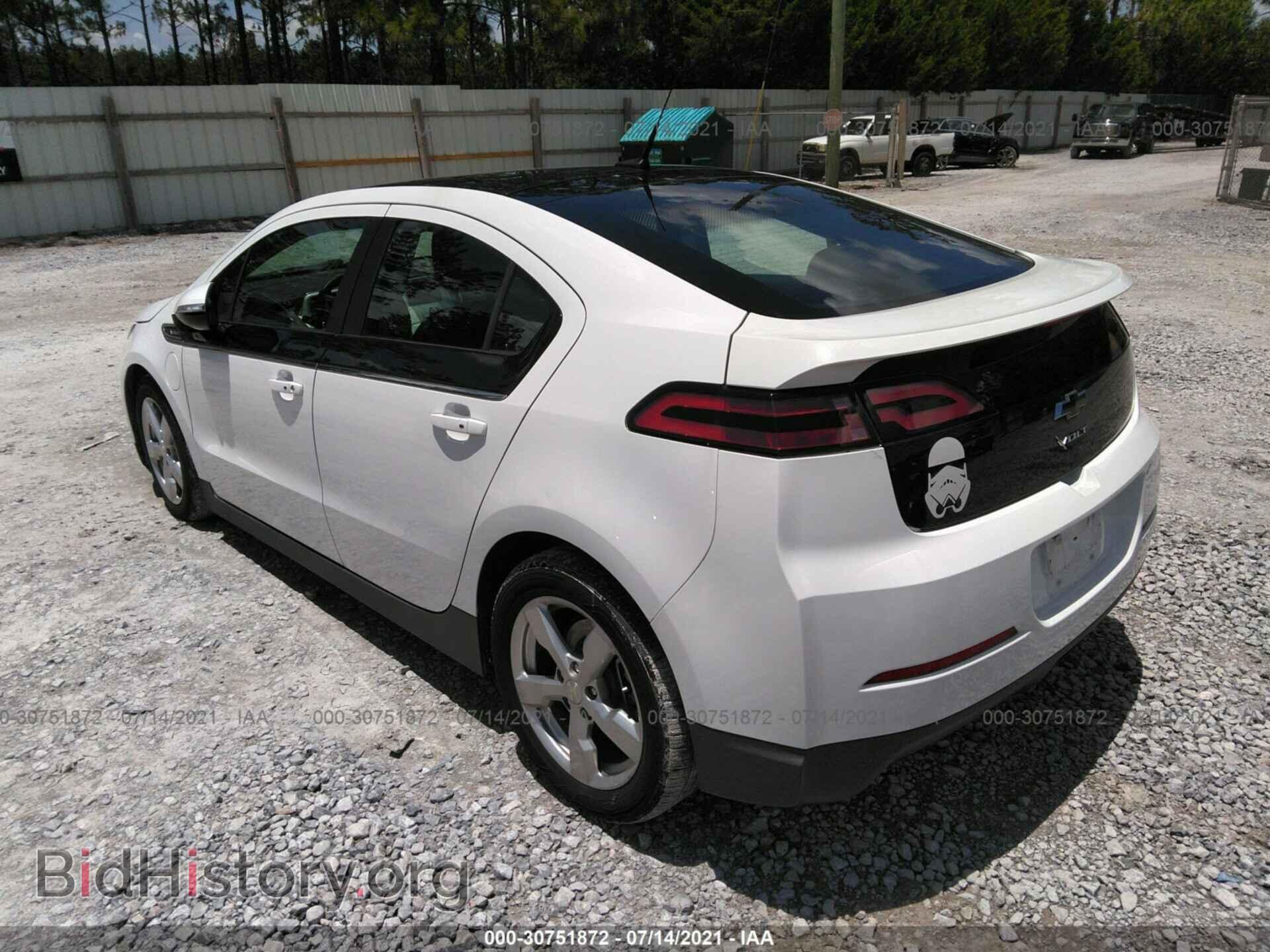 2012 CHEVROLET VOLT - VIN: 1G1RA6E45CU127383 - Фото 3