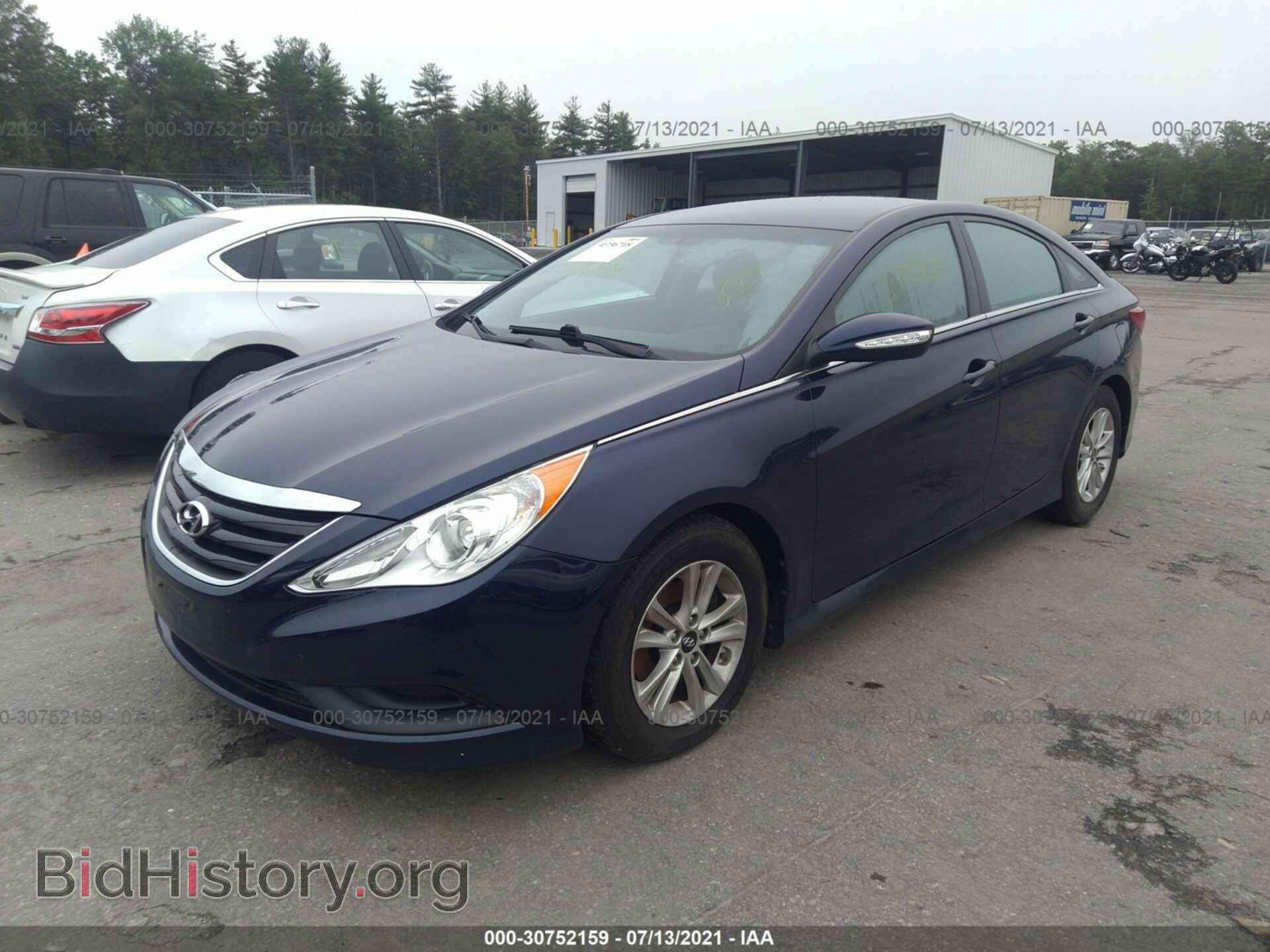 2014 HYUNDAI SONATA - VIN: 5NPEB4AC5EH824764 - Фото 2