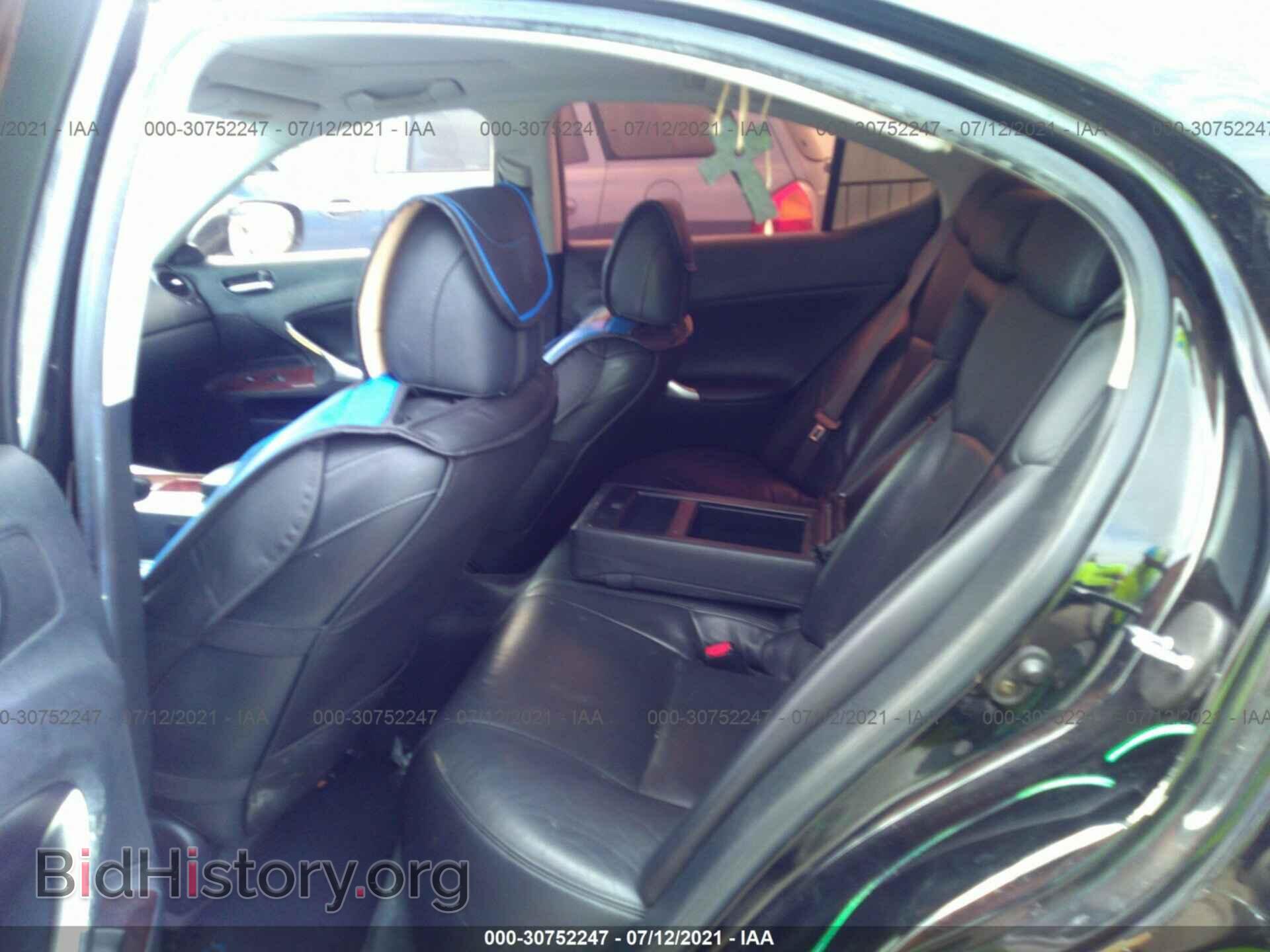 2006 LEXUS IS 250 - VIN: JTHBK262665017662 - Фото 8