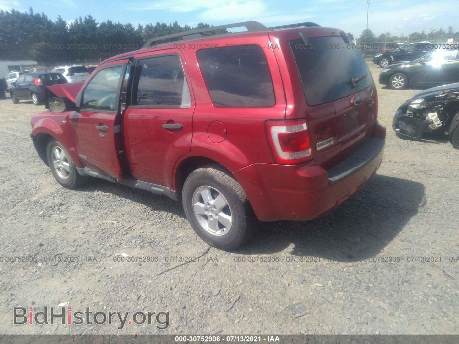 2008 FORD ESCAPE - VIN: 1FMCU03188KD22872 - Фото 3
