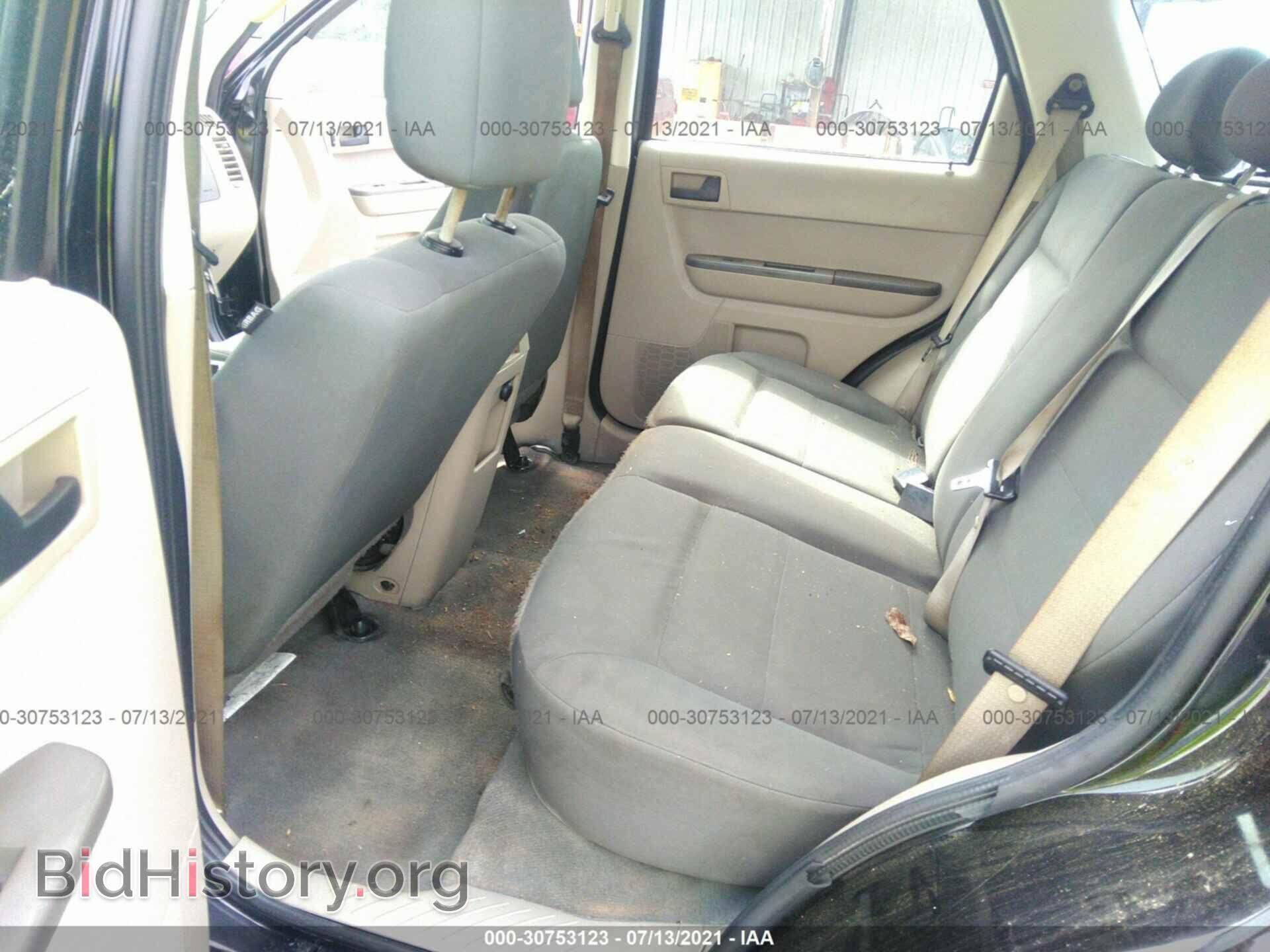 2009 FORD ESCAPE - VIN: 1FMCU027X9KD07572 - Фото 8