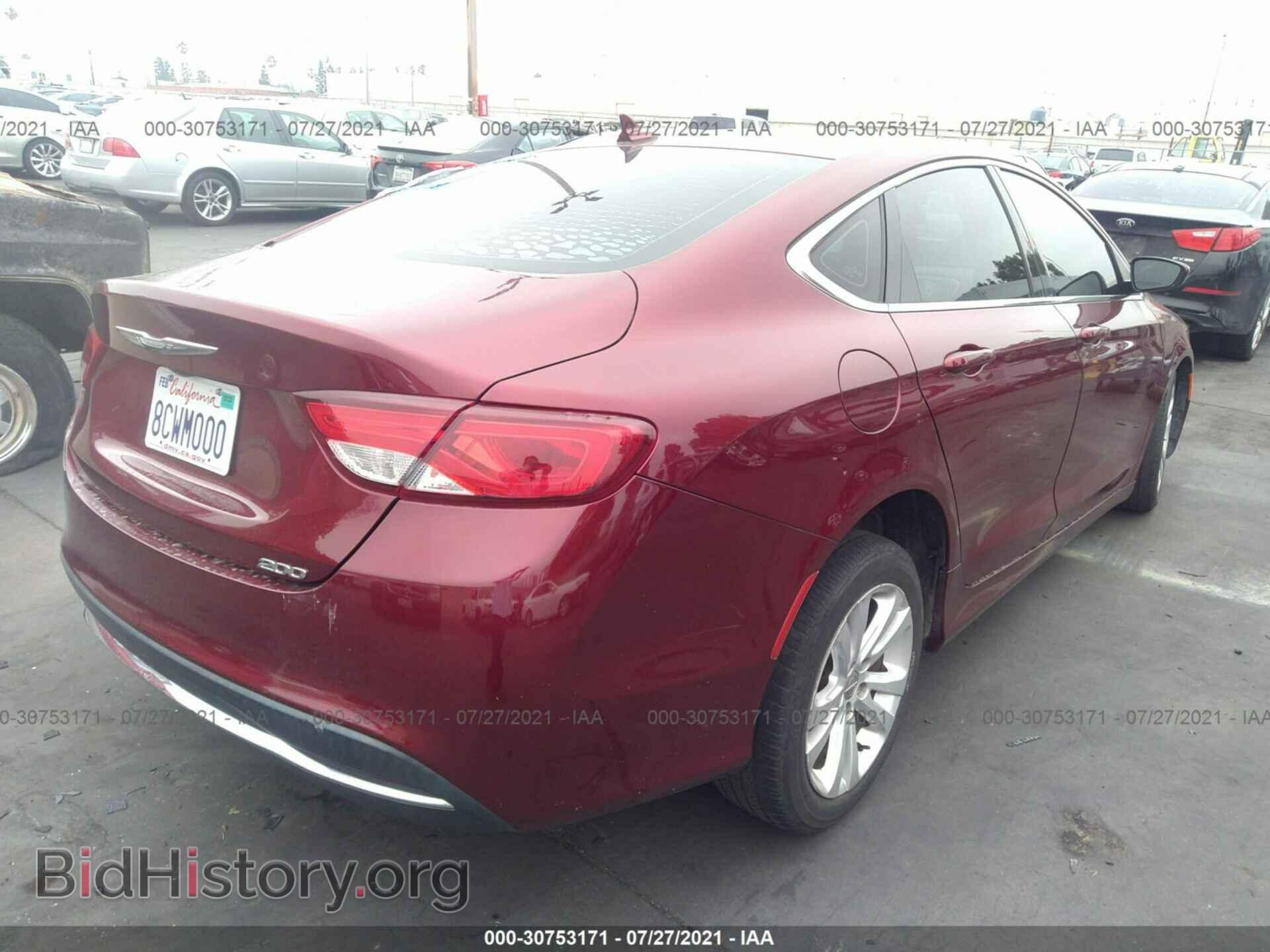 2015 CHRYSLER 200 - VIN: 1C3CCCAB8FN752373 - Фото 4