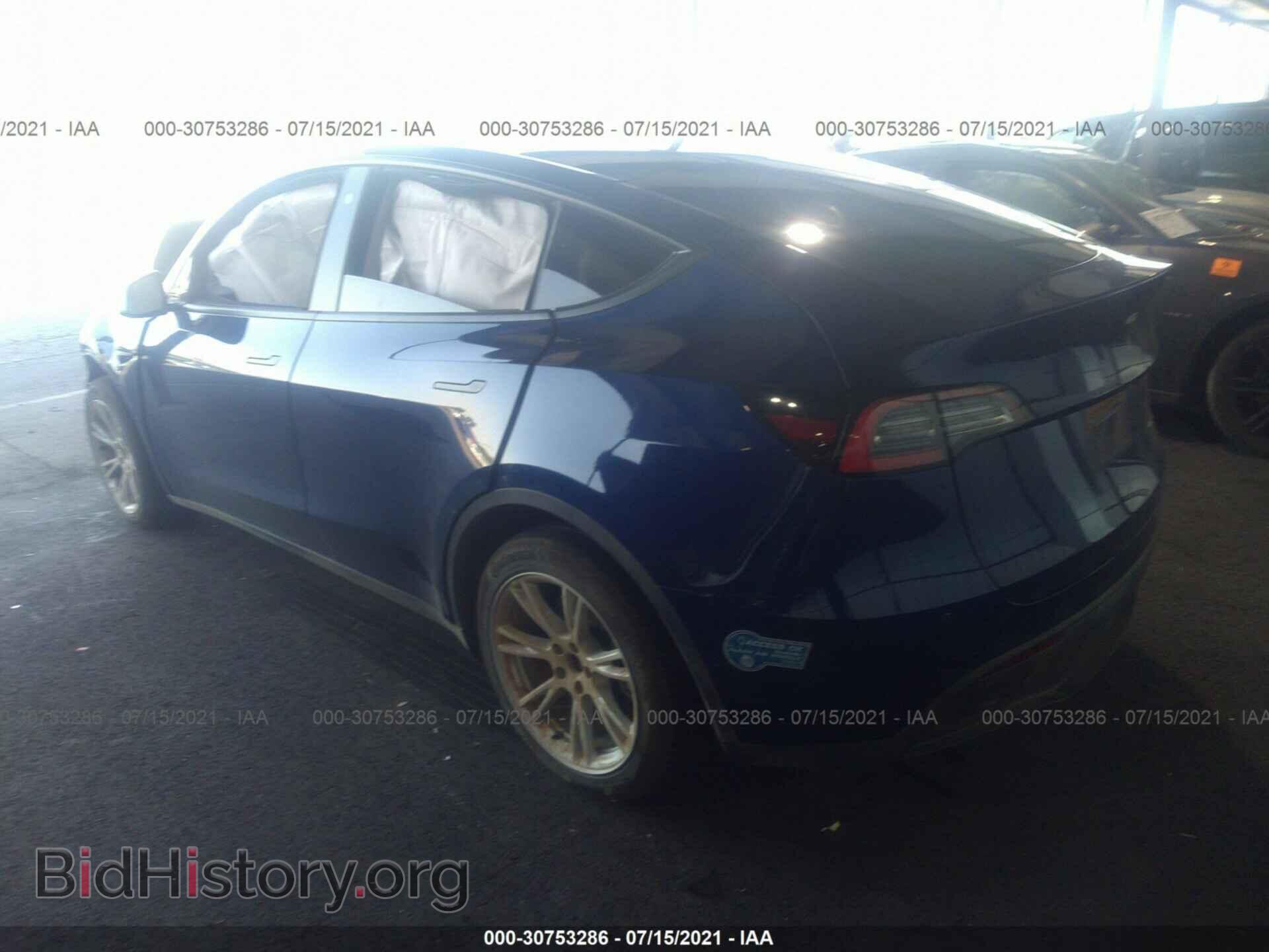 2021 TESLA MODEL Y - VIN: 5YJYGDEEXMF117618 - Фото 3