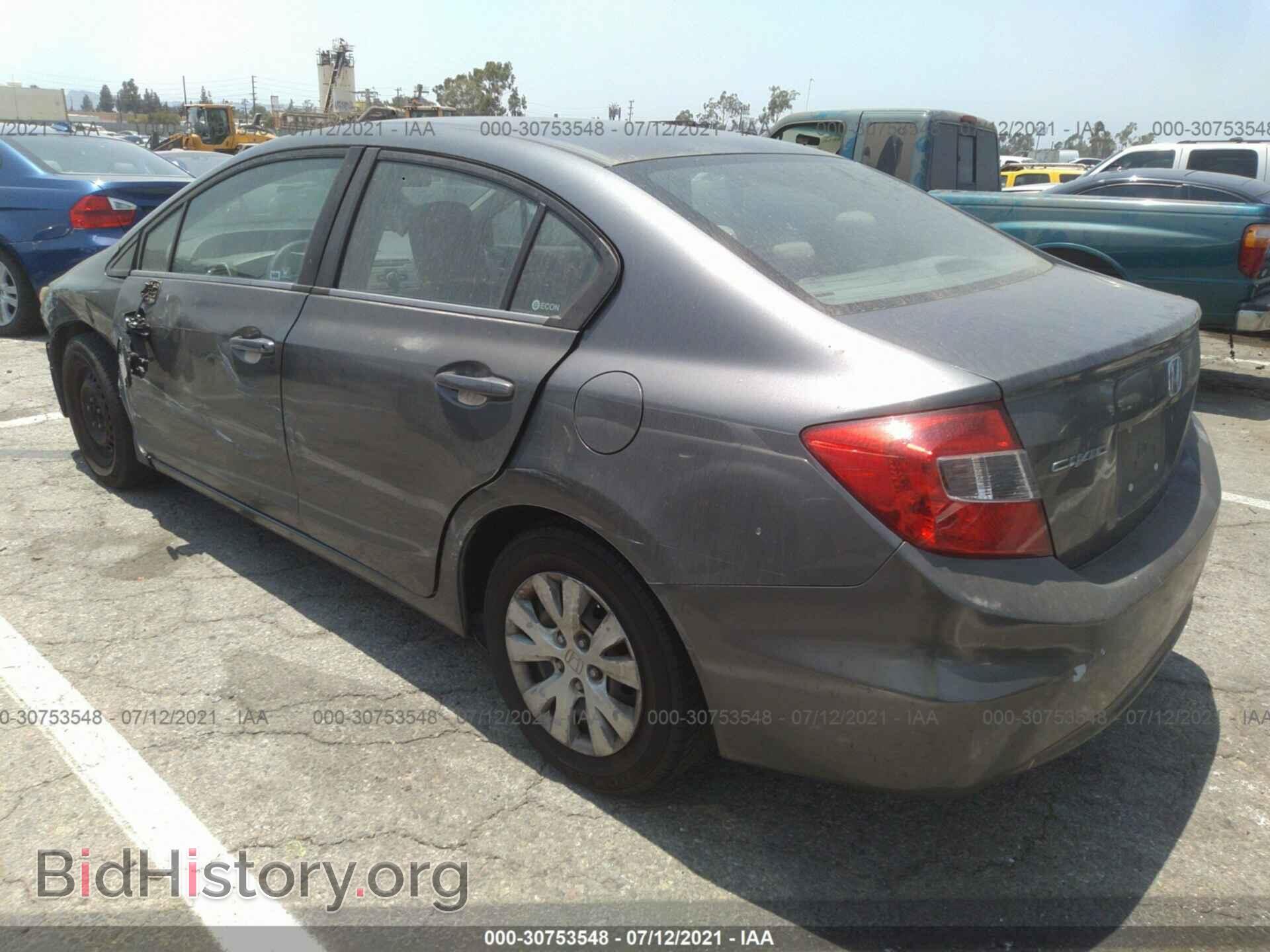 2012 HONDA CIVIC SDN - VIN: 2HGFB2F57CH330013 - Фото 3