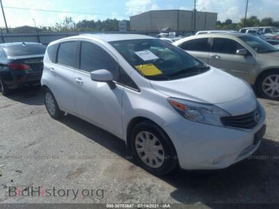 2016 Nissan VERSA NOTE SV, белый — VIN 3N1CE2CPXGL409996, IAAI