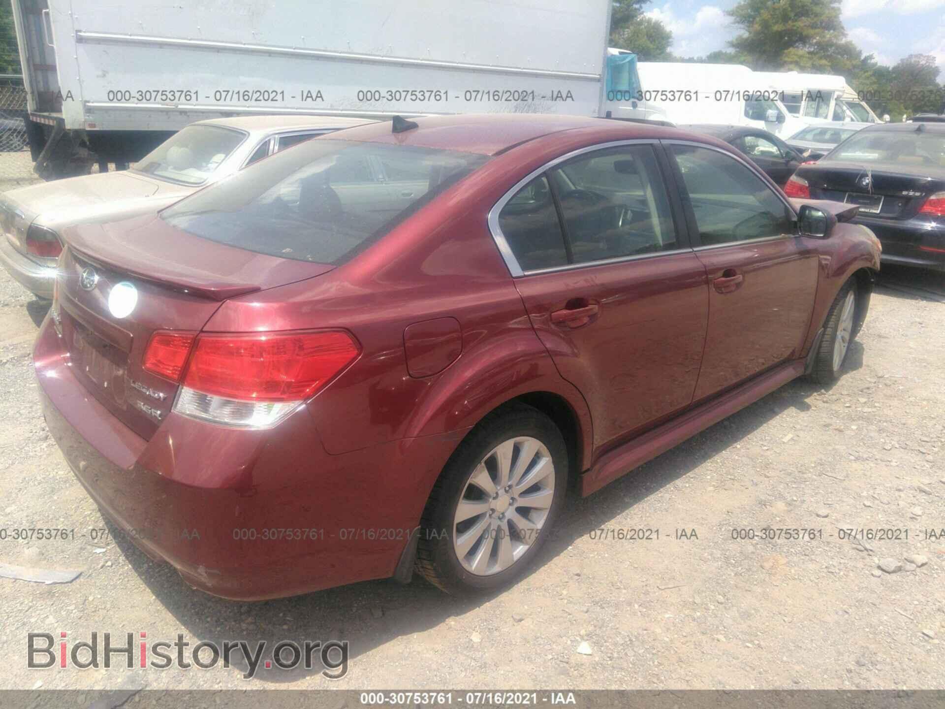 2011 SUBARU LEGACY - VIN: 4S3BMDL67B2214012 - Фото 4