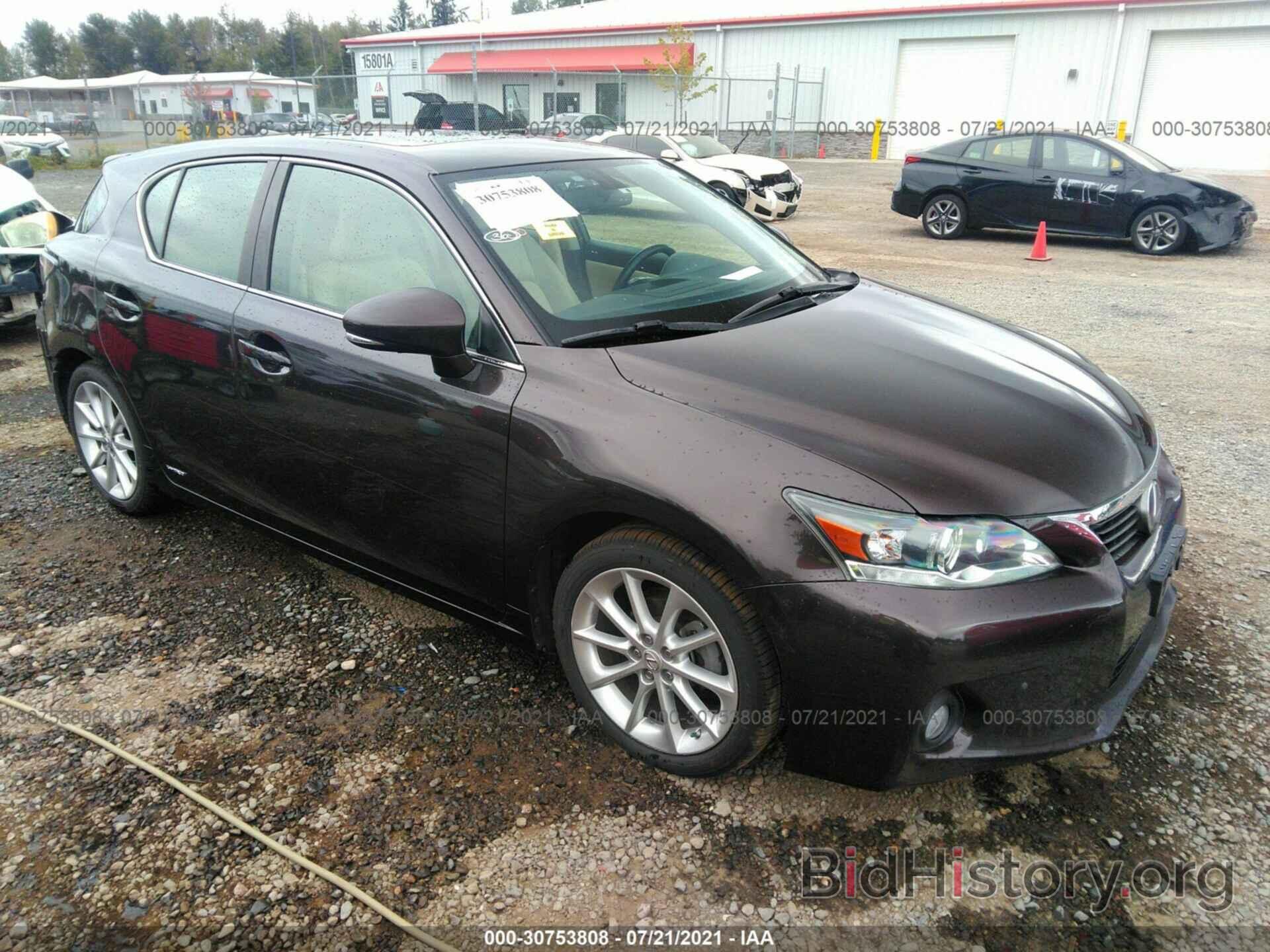 Photo JTHKD5BH7C2055078 - LEXUS CT 200H 2012