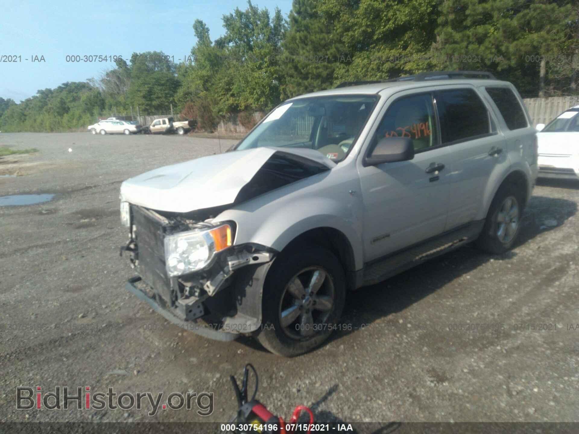 2008 FORD ESCAPE - VIN: 1FMCU03128KC73023 - Фото 2