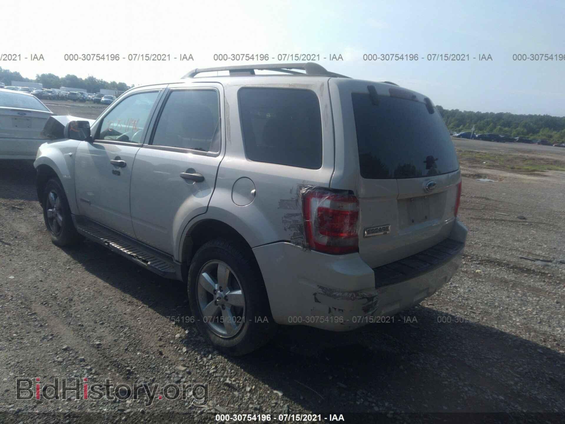 2008 FORD ESCAPE - VIN: 1FMCU03128KC73023 - Фото 3