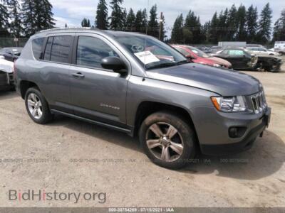 2012 Jeep COMPASS Sport, gray — VIN 1C4NJDBB7CD591322, IAAI