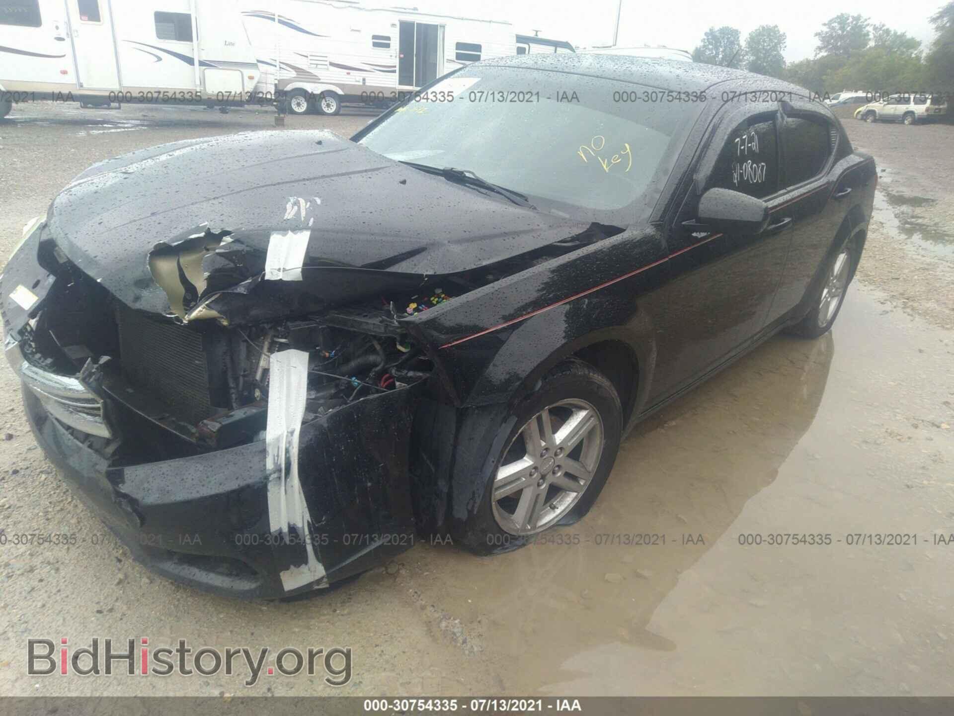 2011 DODGE AVENGER - VIN: 1B3BD1FB9BN544158 - Фото 2