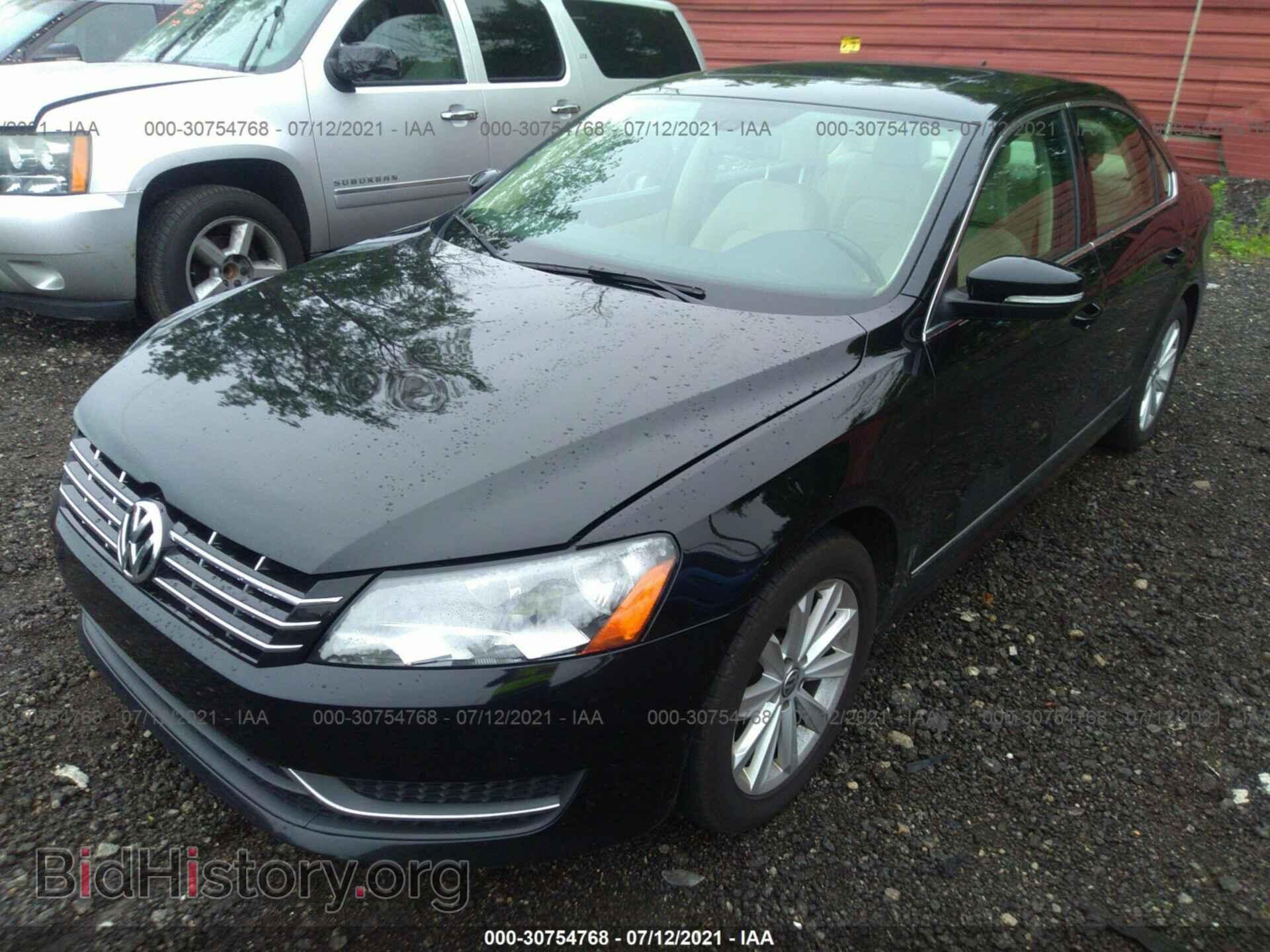 2013 VOLKSWAGEN PASSAT - VIN: 1VWCP7A32DC094376 - Фото 2
