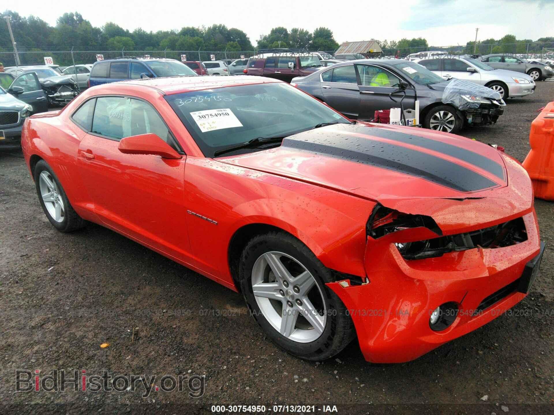 Photo 2G1FB1E37C9111676 - CHEVROLET CAMARO 2012