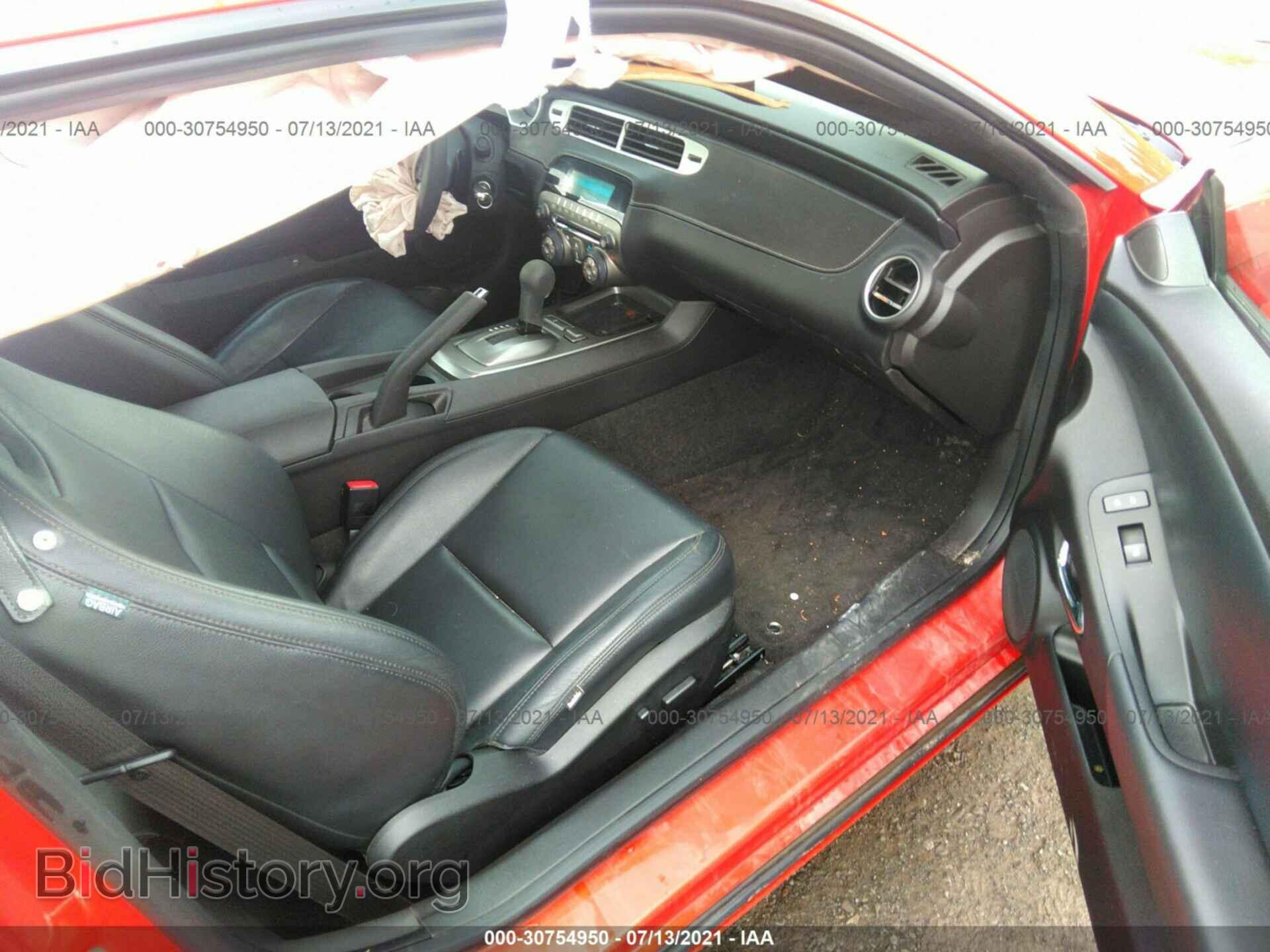 2012 CHEVROLET CAMARO - VIN: 2G1FB1E37C9111676 - Фото 5