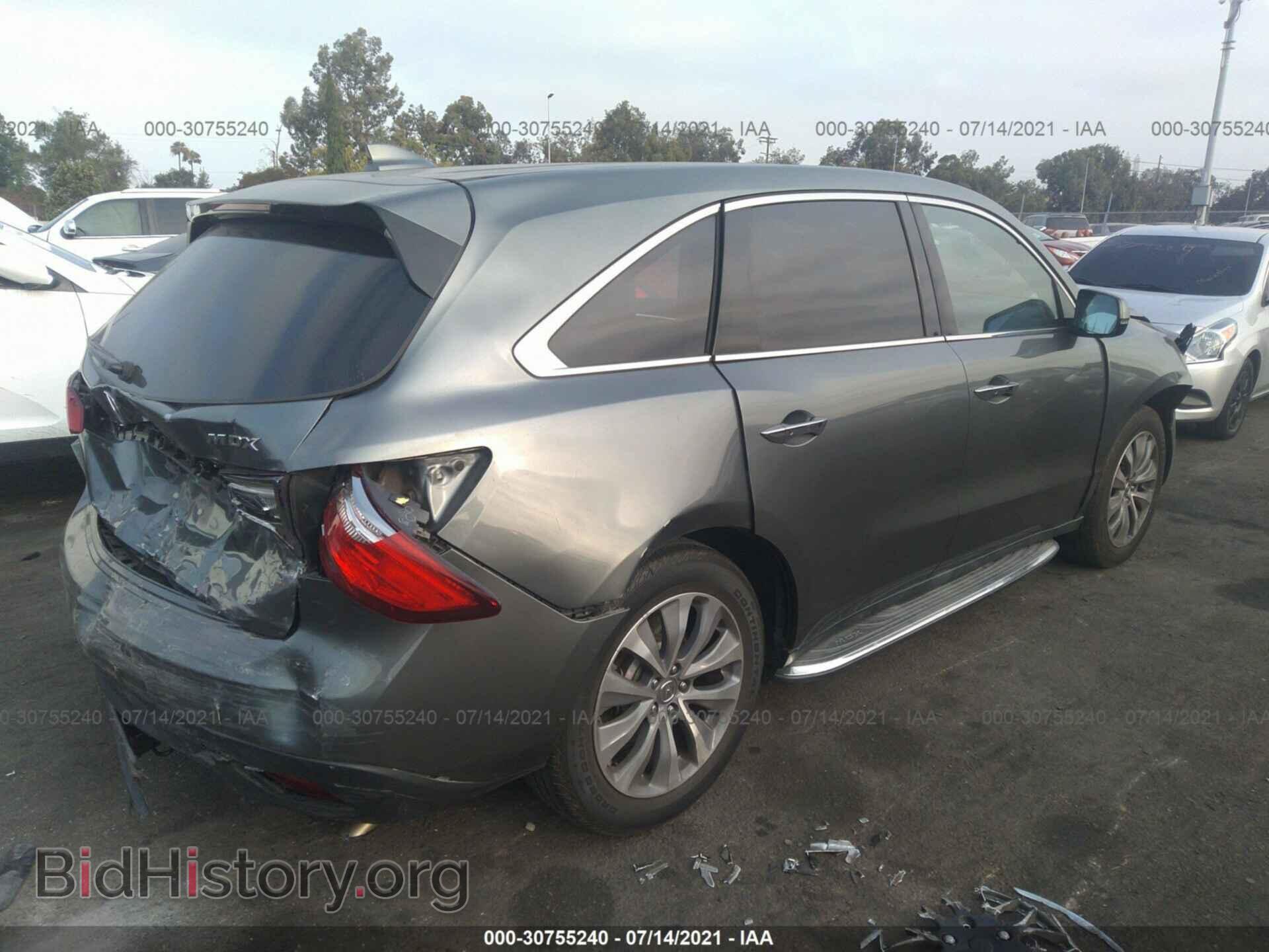 2014 ACURA MDX - VIN: 5FRYD3H40EB002886 - Фото 4