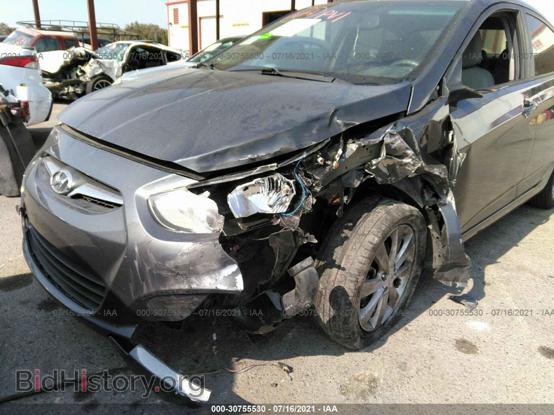 2013 HYUNDAI ACCENT - VIN: KMHCU4AEXDU320083 - Фото 6