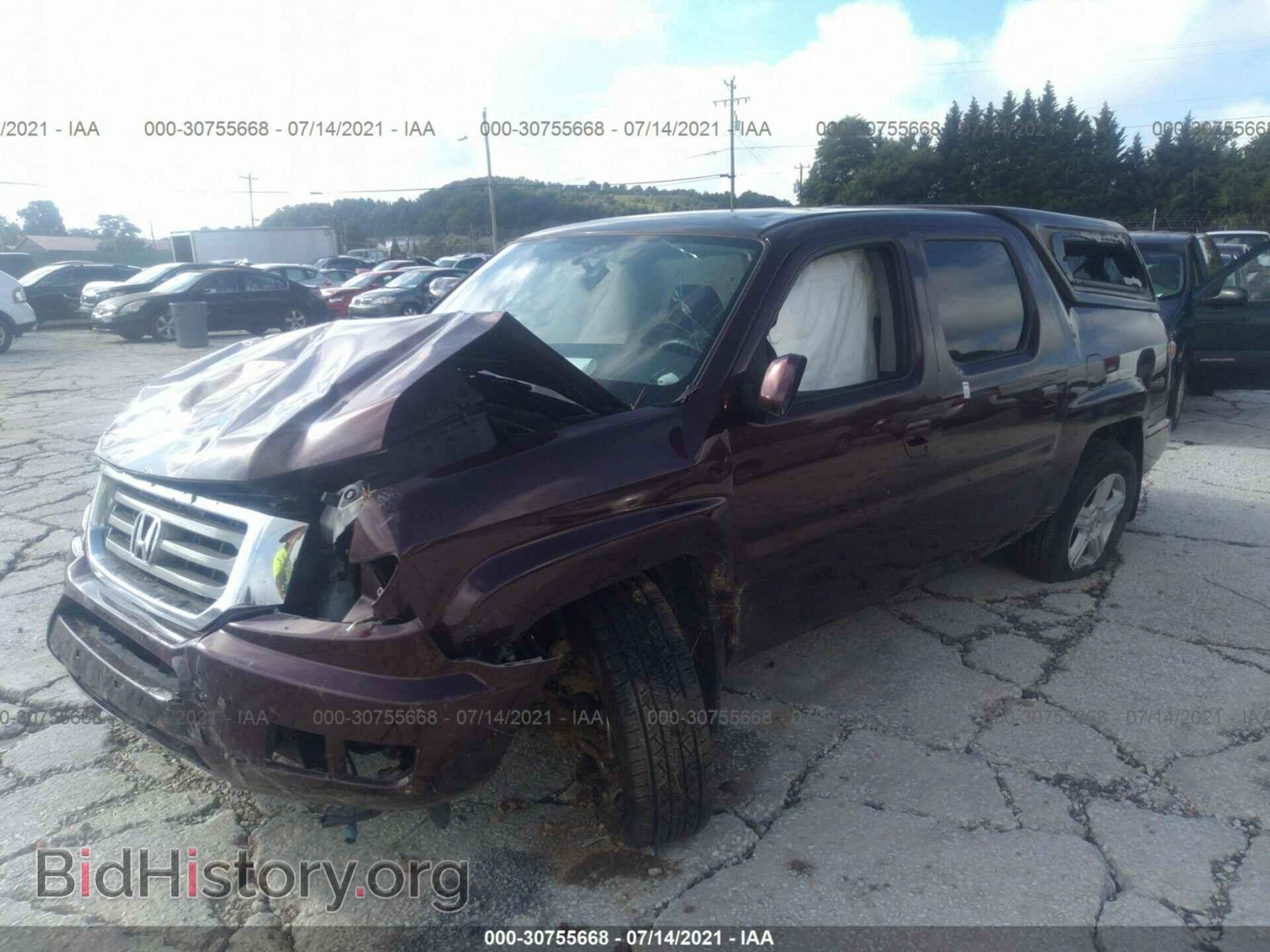 2014 HONDA RIDGELINE - VIN: 5FPYK1F52EB001222 - Фото 2