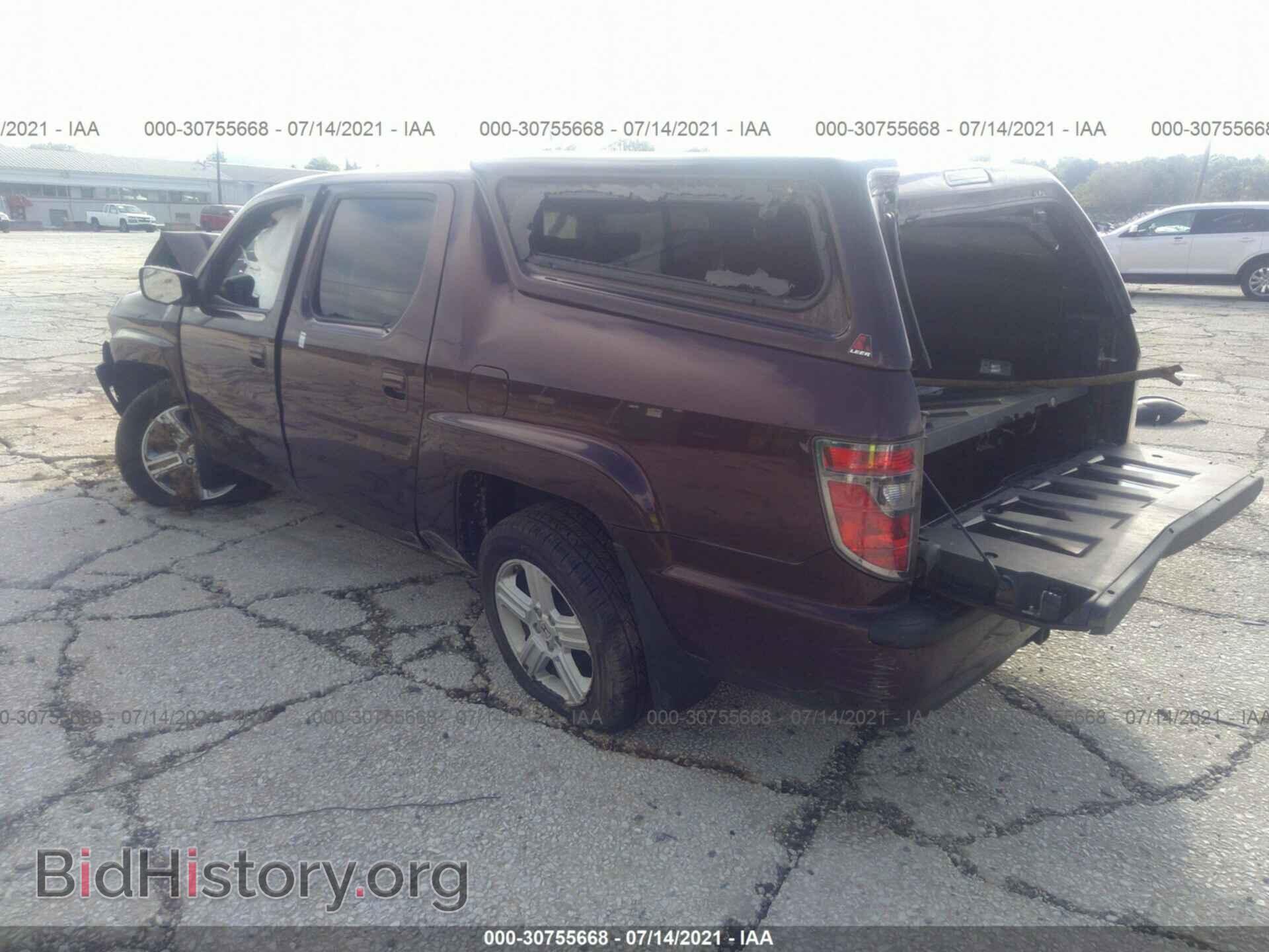2014 HONDA RIDGELINE - VIN: 5FPYK1F52EB001222 - Фото 3