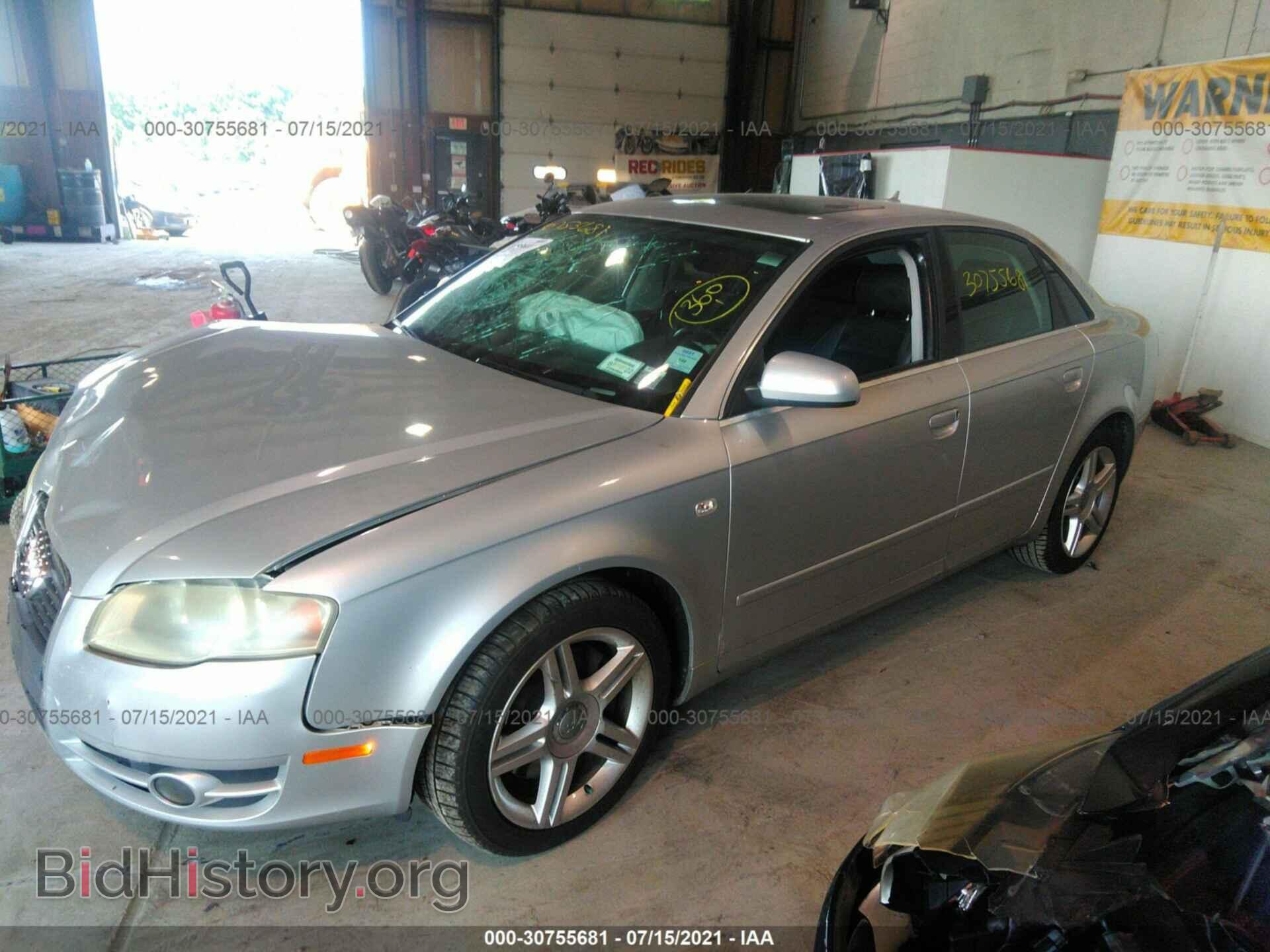 2007 AUDI A4 - VIN: WAUDF78EX7A283341 - Photo 2