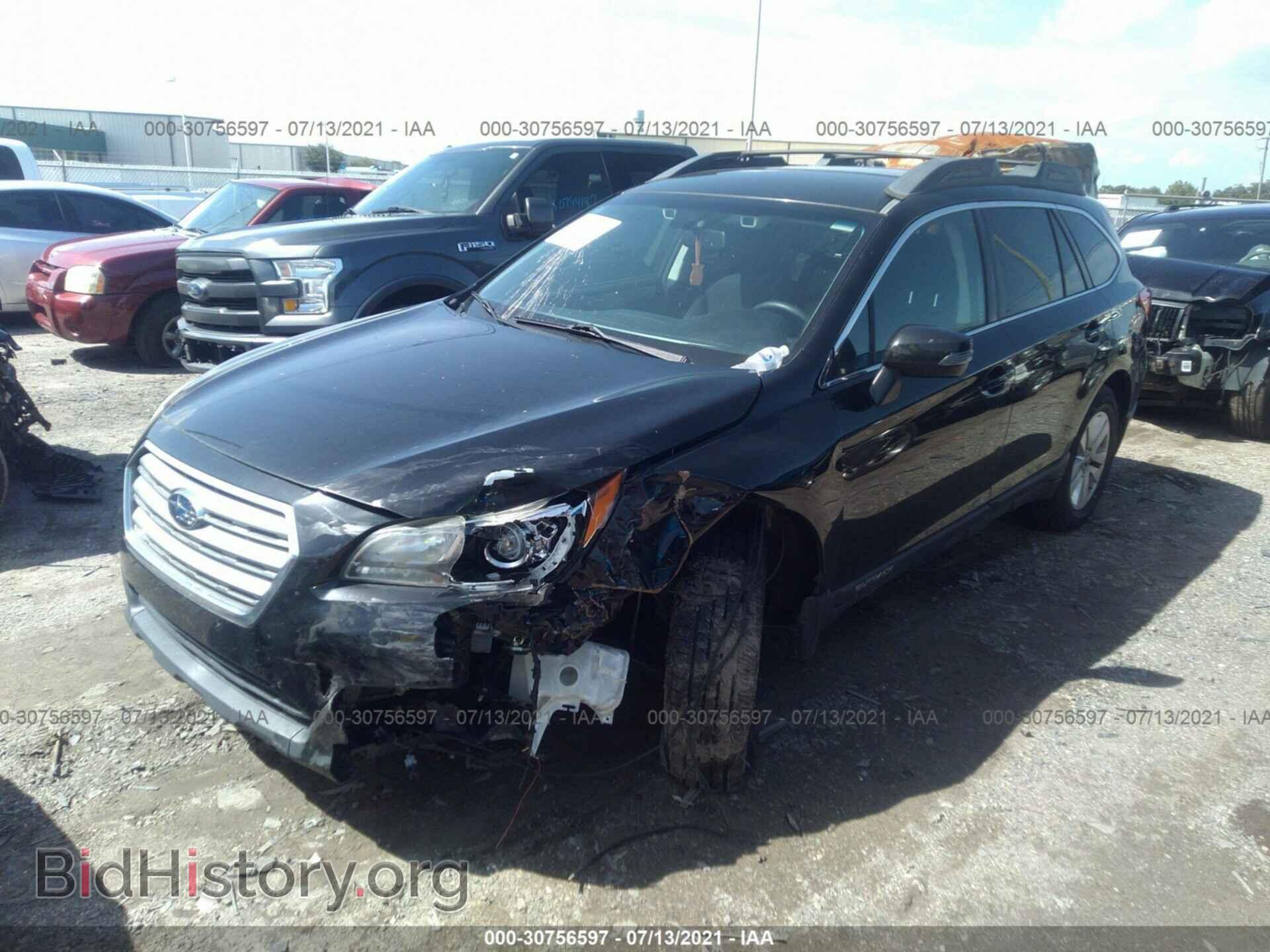 2015 SUBARU OUTBACK - VIN: 4S4BSBFC6F3337789 - Фото 2