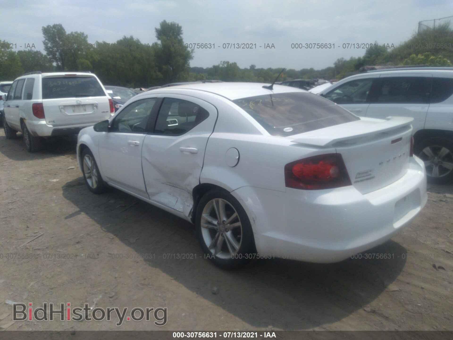 2012 DODGE AVENGER - VIN: 1C3CDZAG1CN290956 - Фото 3