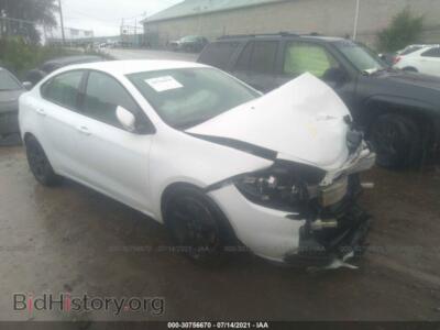 2015 Dodge DART SE, белый — VIN 1C3CDFAA2FD112316, IAAI