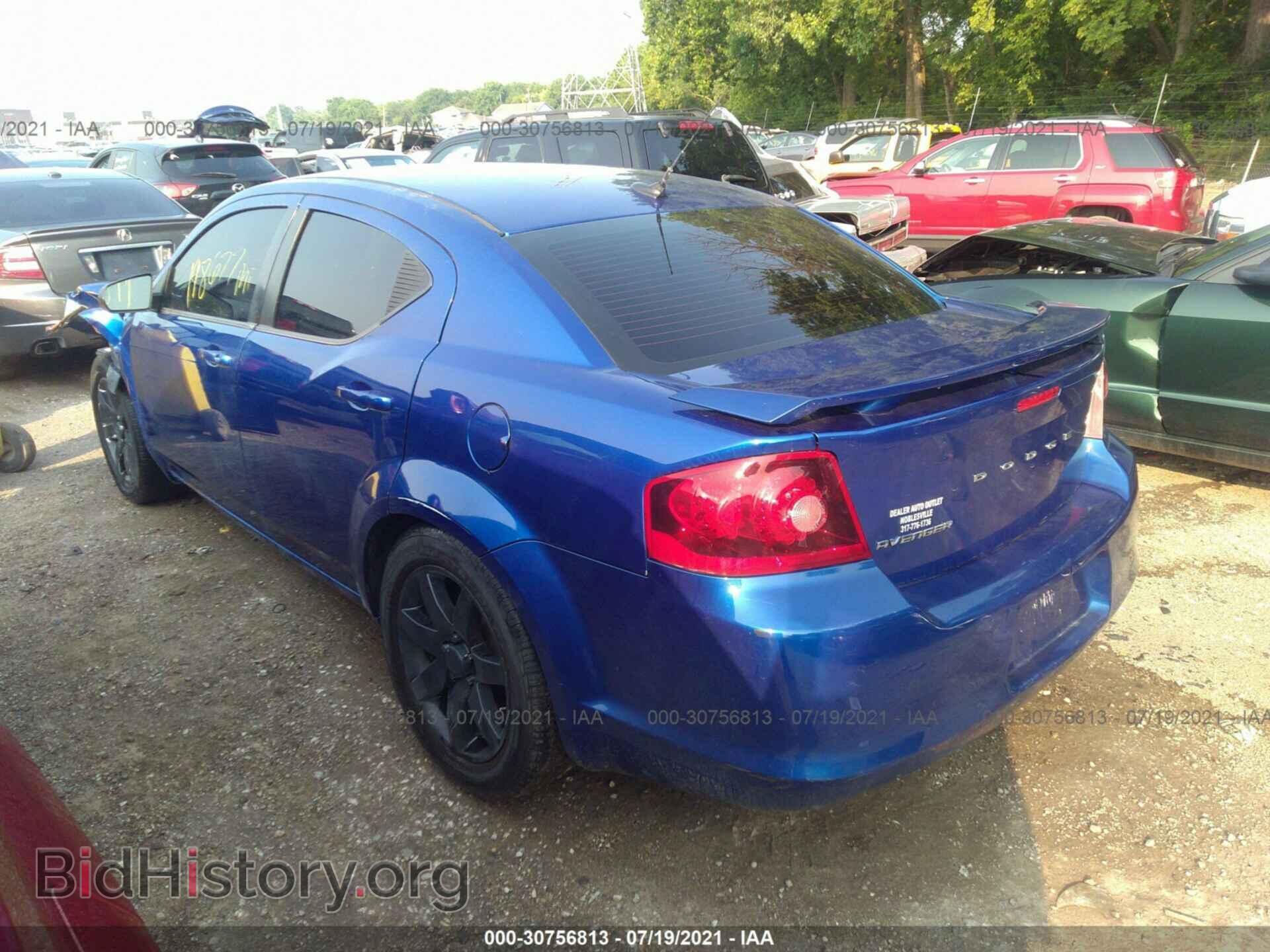 2013 DODGE AVENGER - VIN: 1C3CDZAG7DN552674 - Фото 3