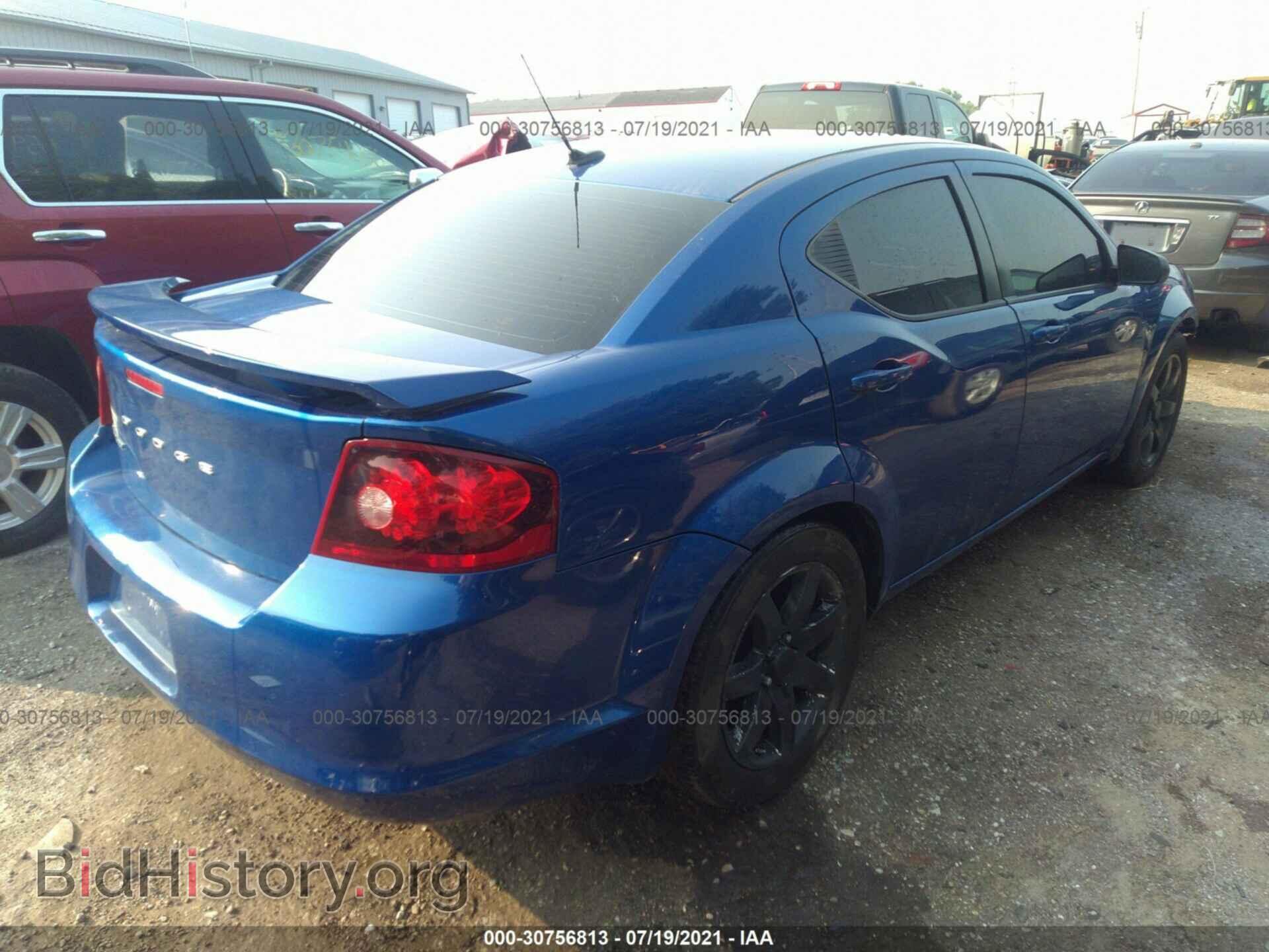 2013 DODGE AVENGER - VIN: 1C3CDZAG7DN552674 - Фото 4