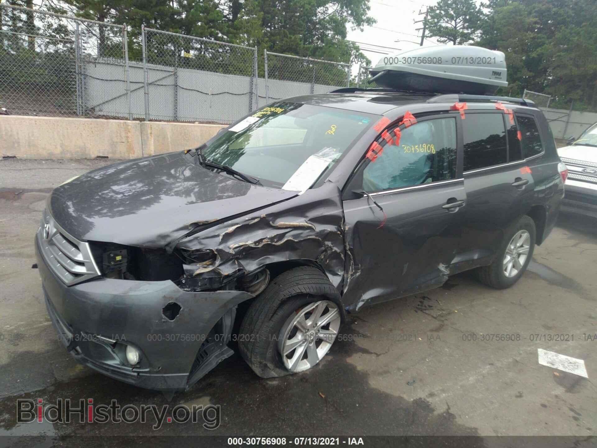 2011 TOYOTA HIGHLANDER - VIN: 5TDZK3EH7BS038309 - Фото 2