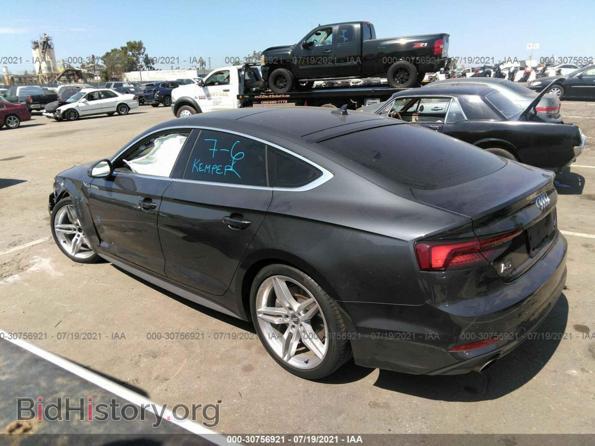 2018 AUDI A5 SPORTBACK - VIN: WAUENCF5XJA074126 - Фото 3