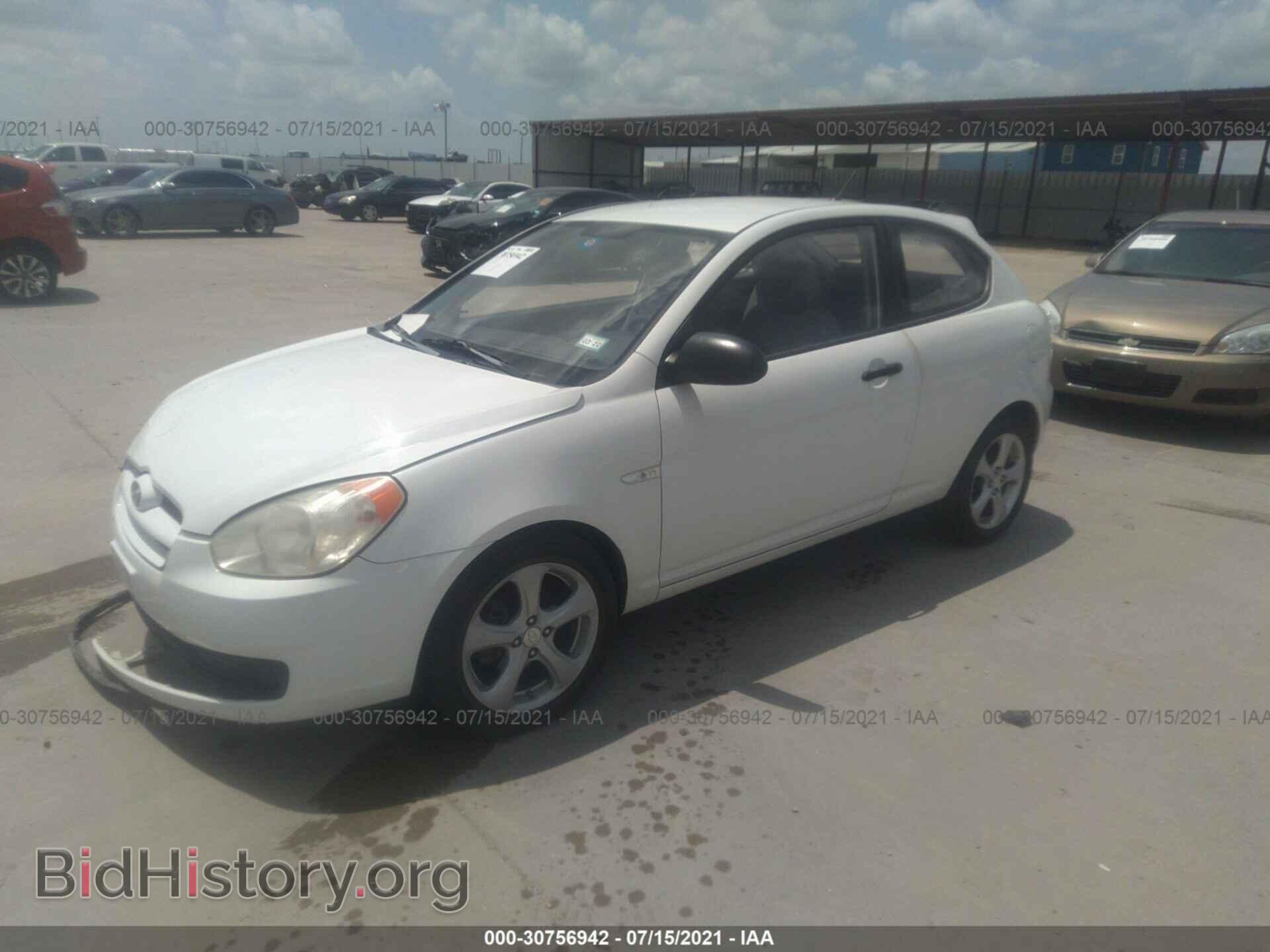2007 HYUNDAI ACCENT - VIN: KMHCM36C27U042382 - Фото 2