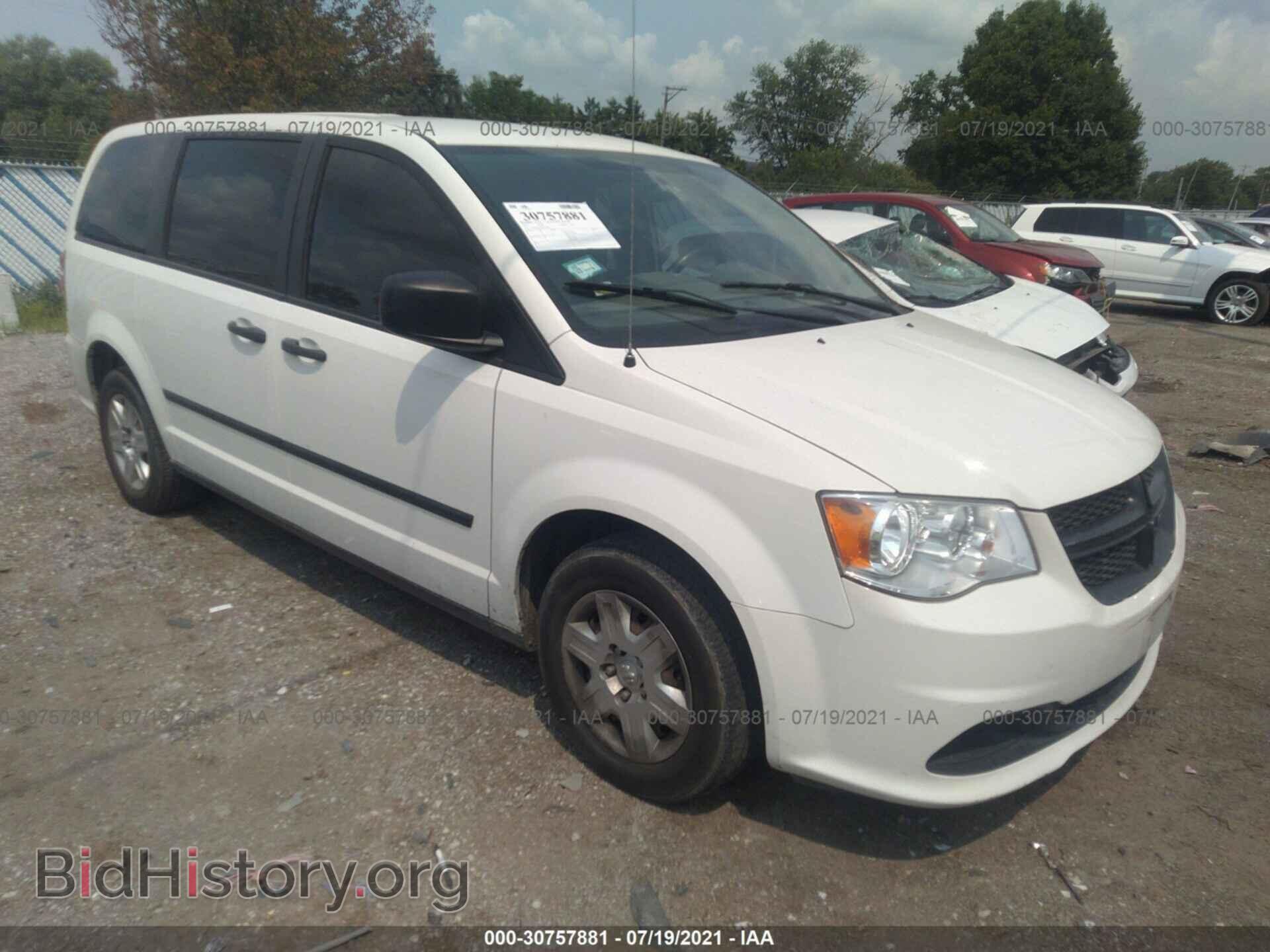 Фотография 2C4RRGAG3DR672146 - RAM CARGO VAN 2013
