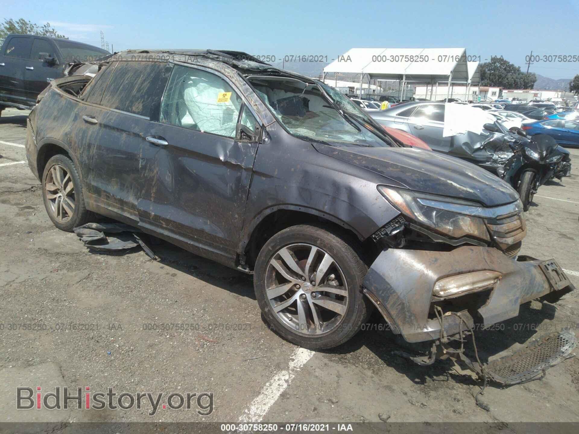 Photo 5FNYF5H9XGB034444 - HONDA PILOT 2016