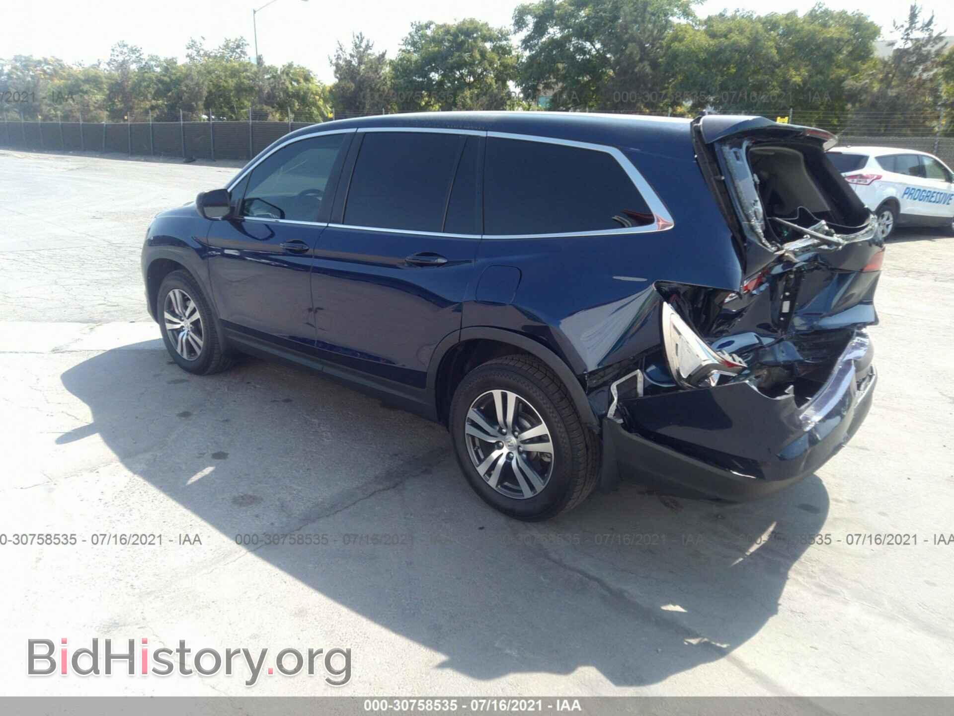2017 HONDA PILOT - VIN: 5FNYF5H81HB028167 - Фото 3