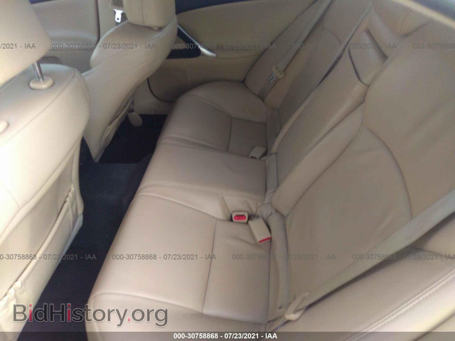 2008 LEXUS IS 250 - VIN: JTHCK262682025723 - Photo 8