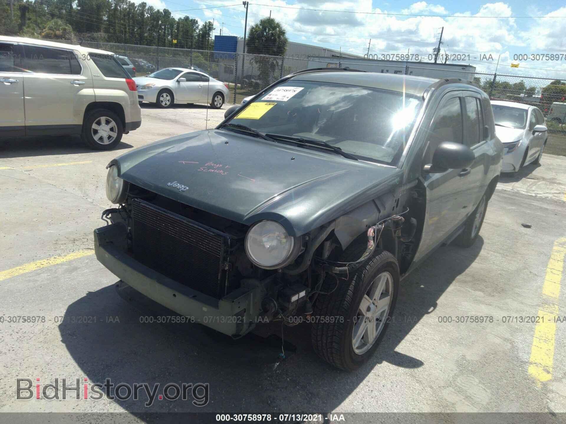 2007 JEEP COMPASS - VIN: 1J8FT47W87D216161 - Фото 6
