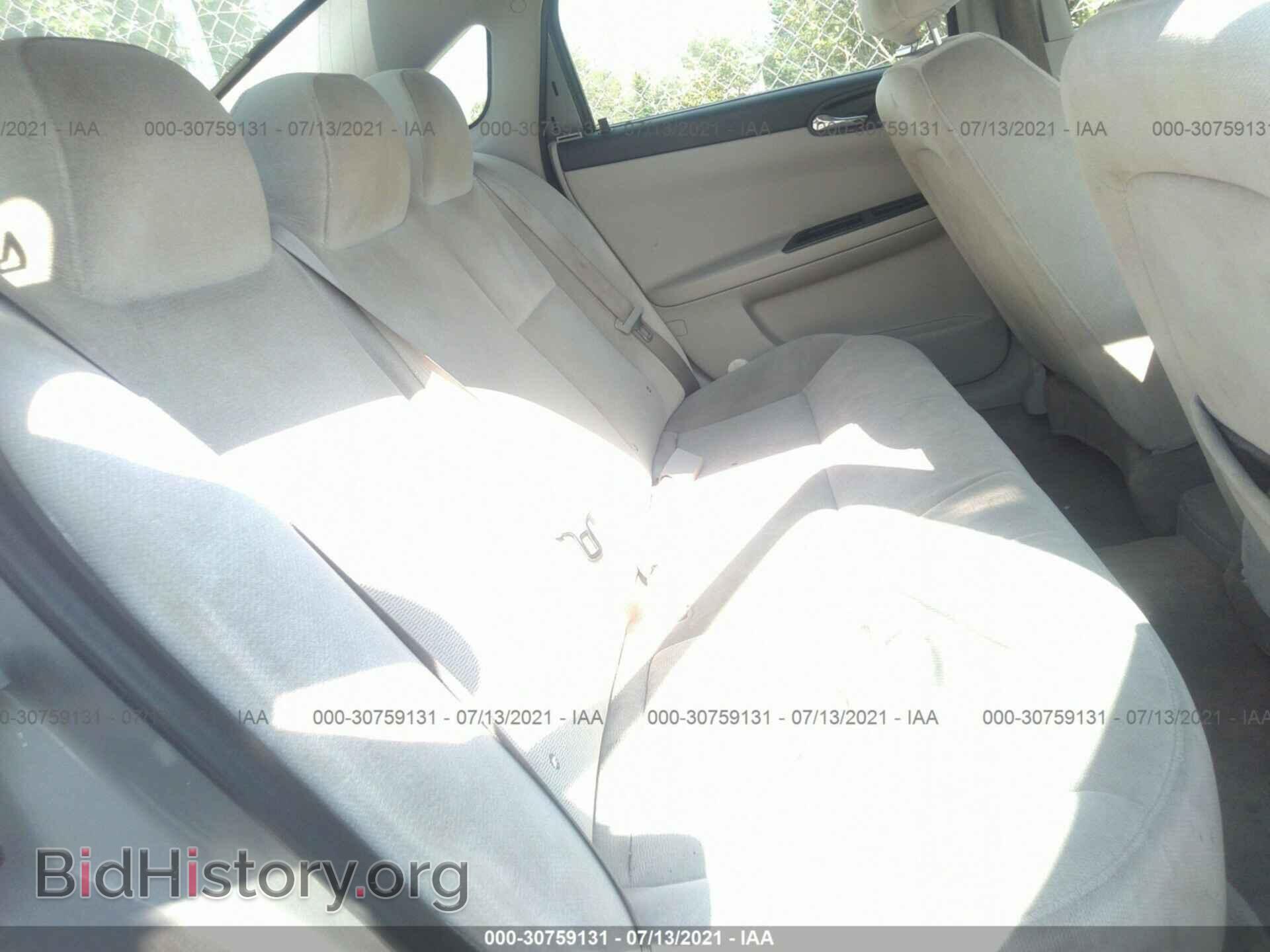 2008 CHEVROLET IMPALA - VIN: 2G1WT58K881229765 - Фото 8