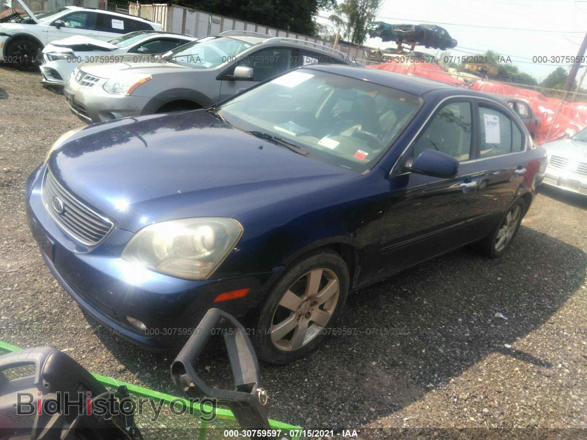 2006 KIA OPTIMA - VIN: KNAGE124765057777 - Фото 2