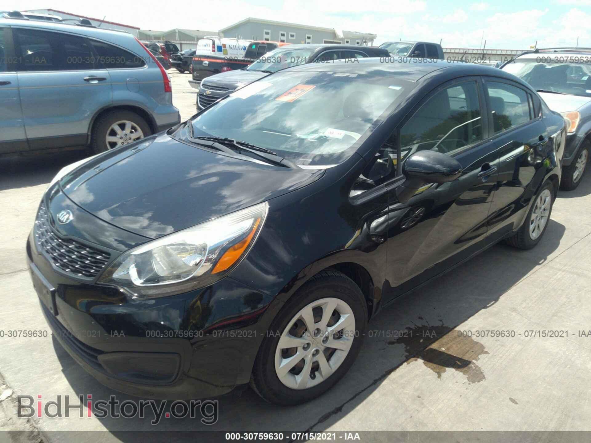2013 KIA RIO - VIN: KNADM4A32D6282776 - Фото 2