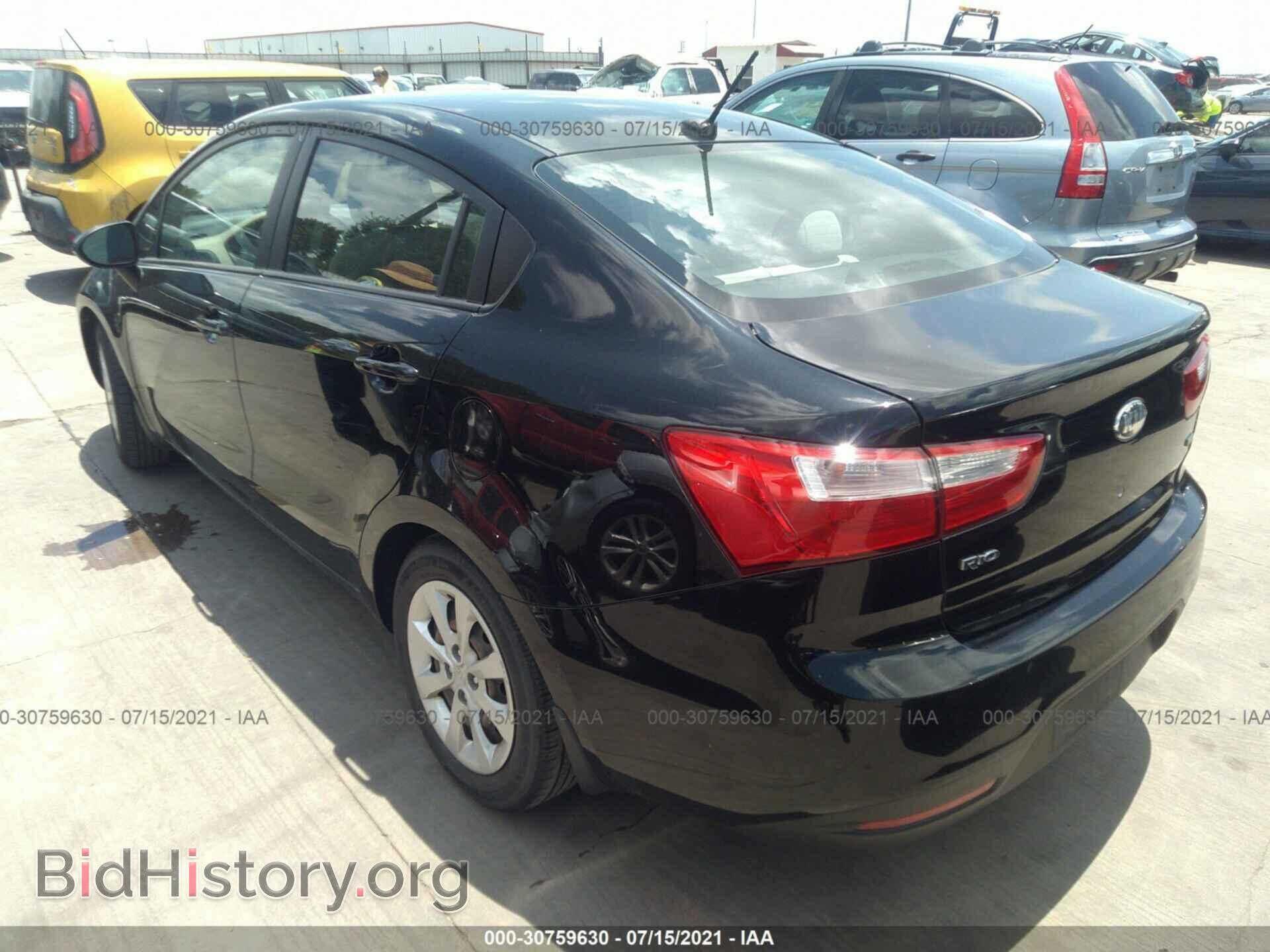2013 KIA RIO - VIN: KNADM4A32D6282776 - Фото 3