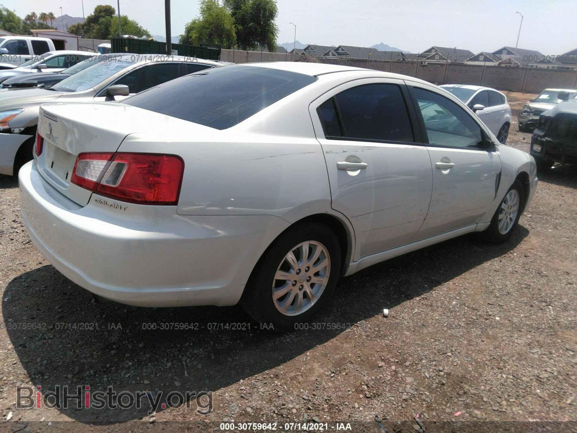2009 MITSUBISHI GALANT - VIN: 4A3AB36F89E004807 - Фото 4