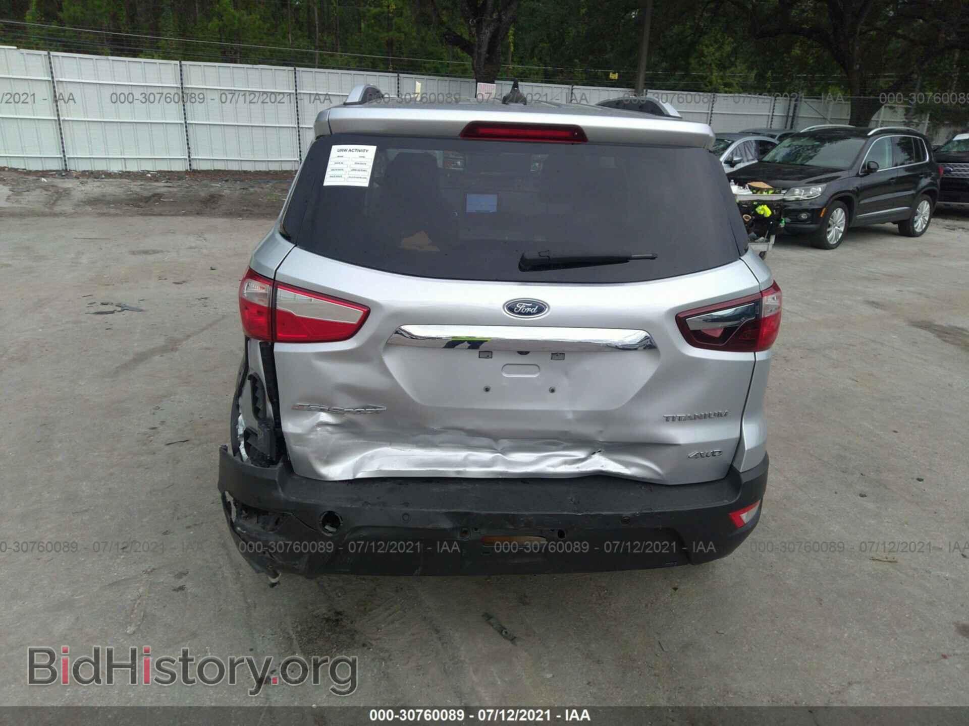 2020 FORD ECOSPORT - VIN: MAJ6S3KL2LC334830 - Фото 6