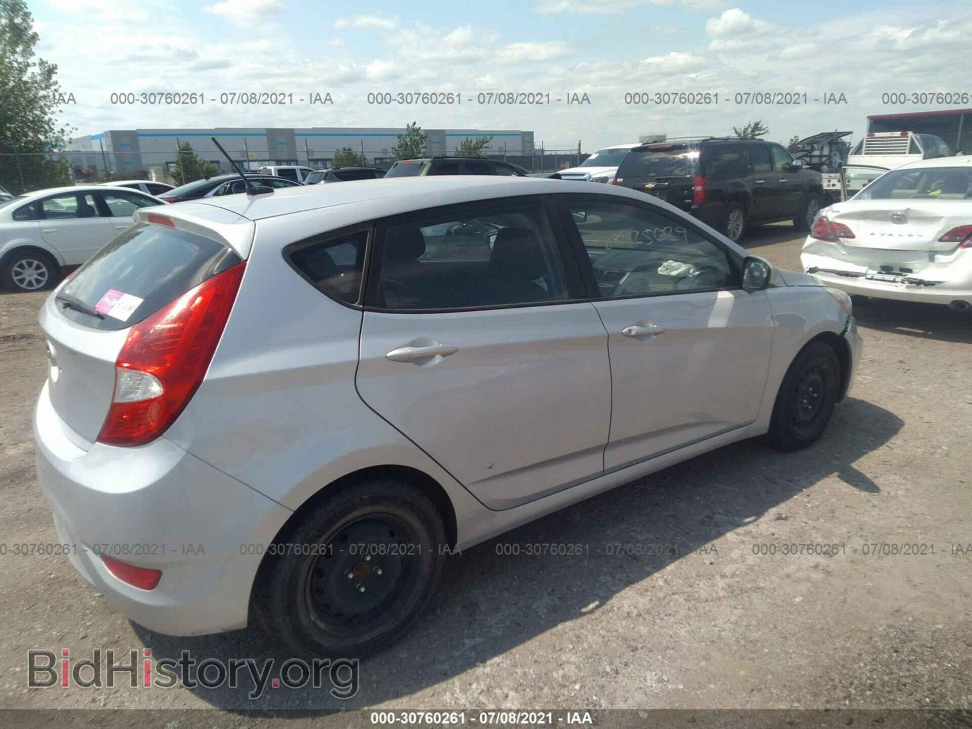 2015 HYUNDAI ACCENT - VIN: KMHCT5AE7FU219241 - Фото 4