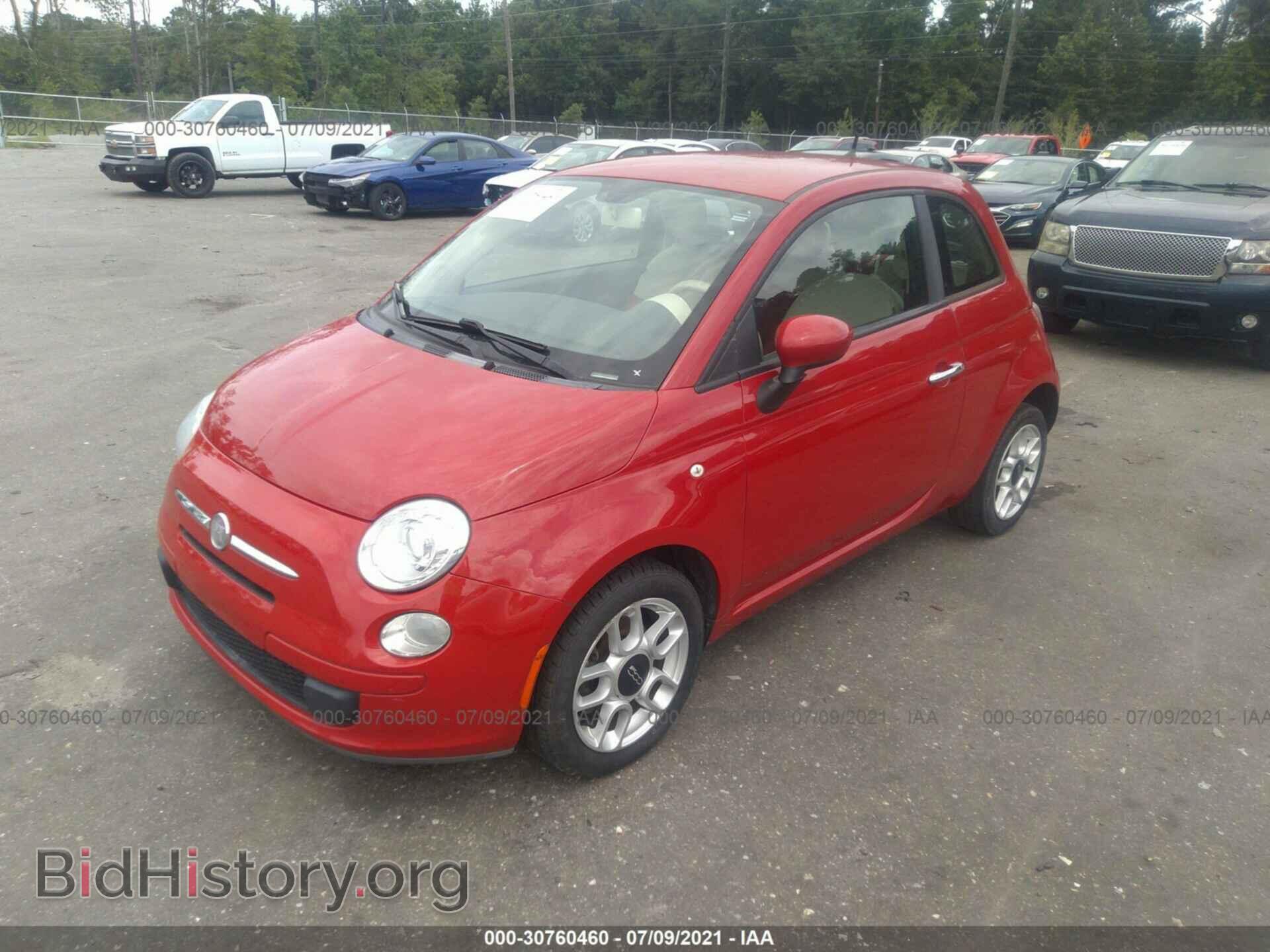 2012 FIAT 500 - VIN: 3C3CFFAR2CT359812 - Фото 2