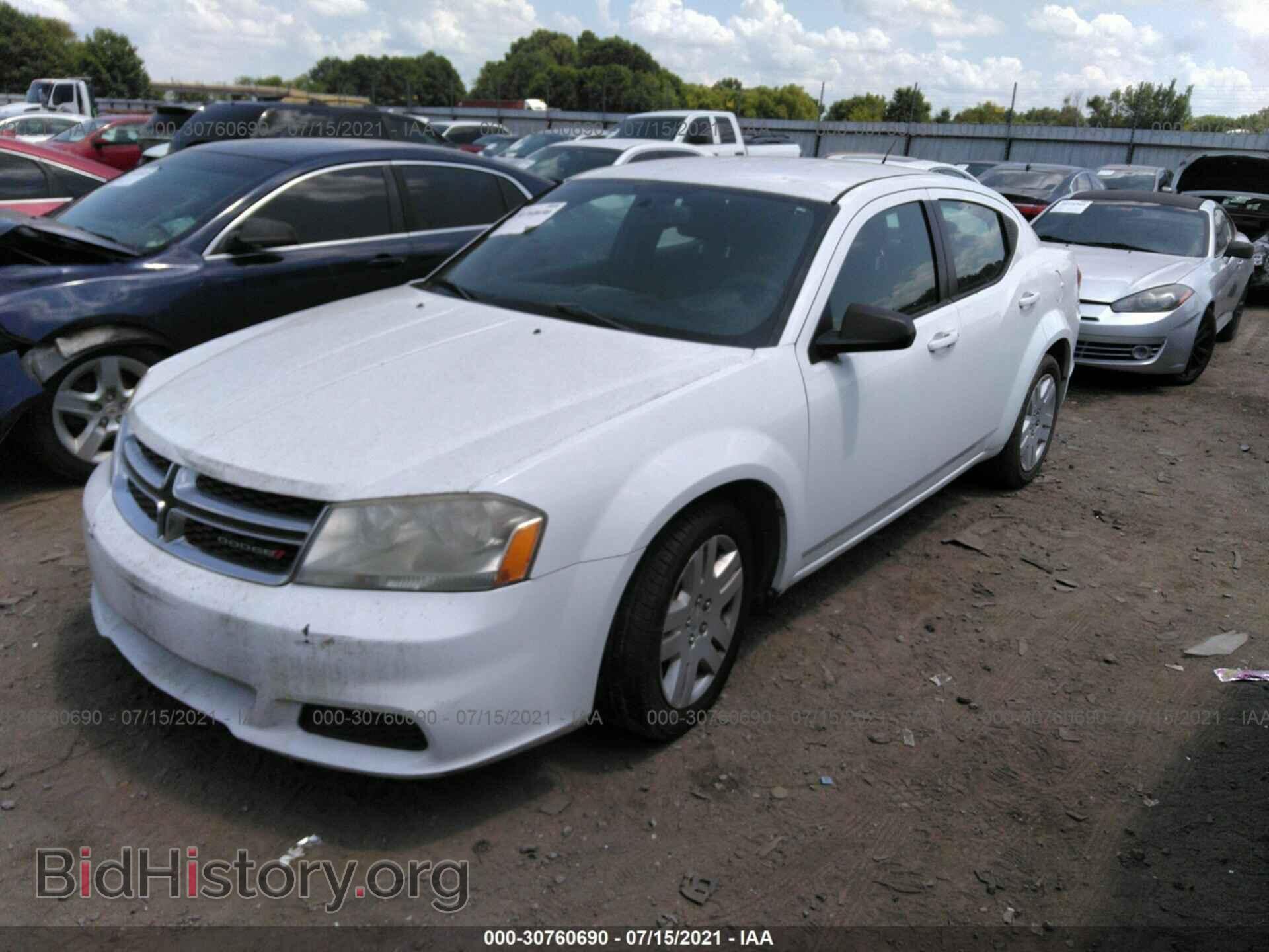 2013 DODGE AVENGER - VIN: 1C3CDZAB5DN514512 - Фото 2