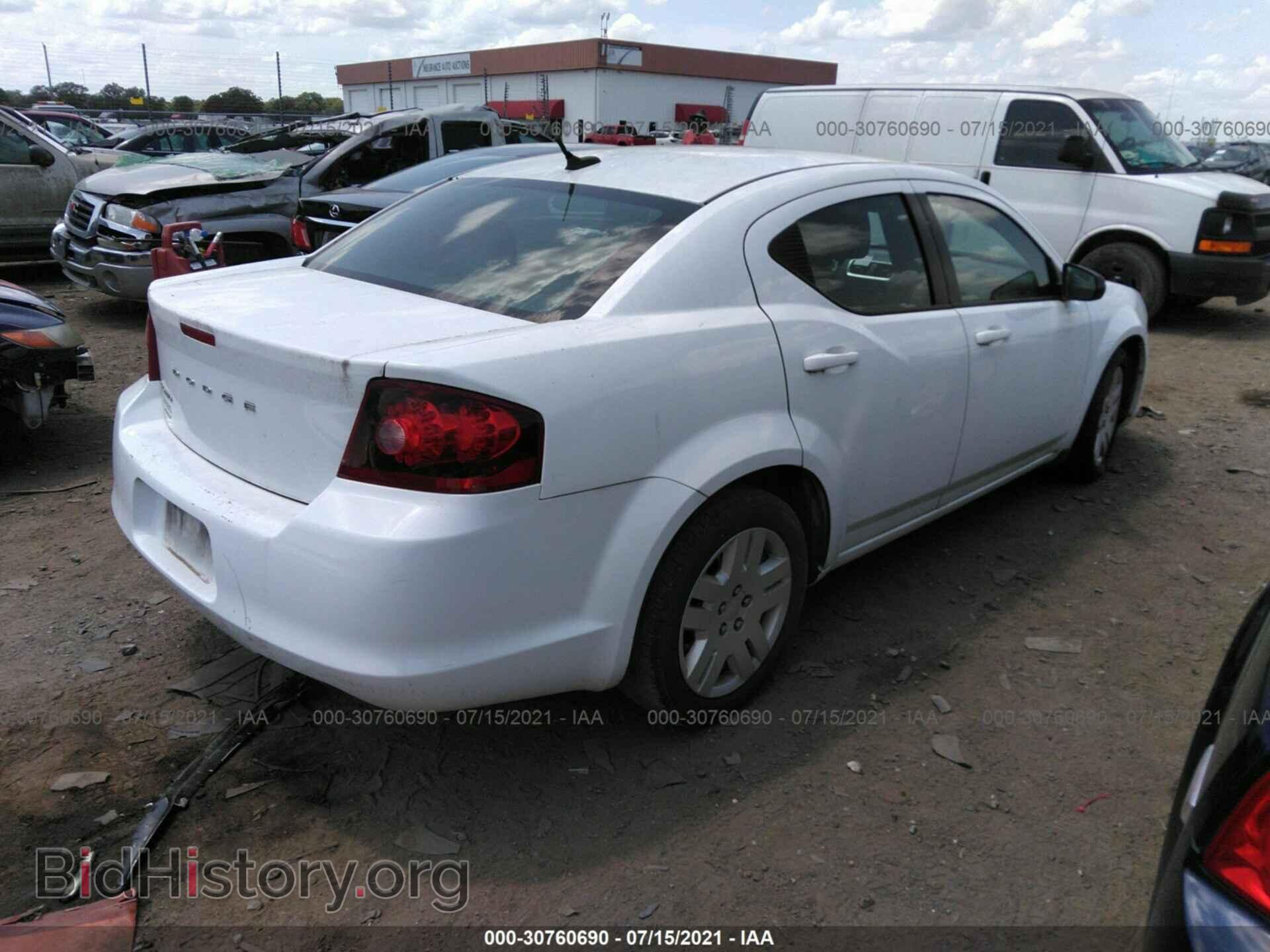 2013 DODGE AVENGER - VIN: 1C3CDZAB5DN514512 - Фото 4